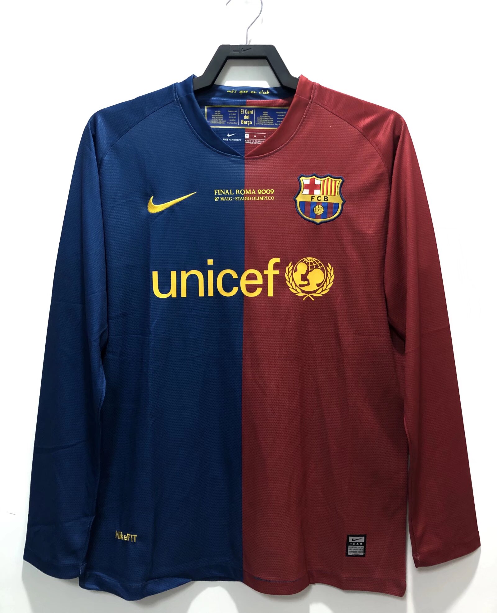 08/09 Barcelona Home Retro Jersey Long Sleeve - leoleo123123
