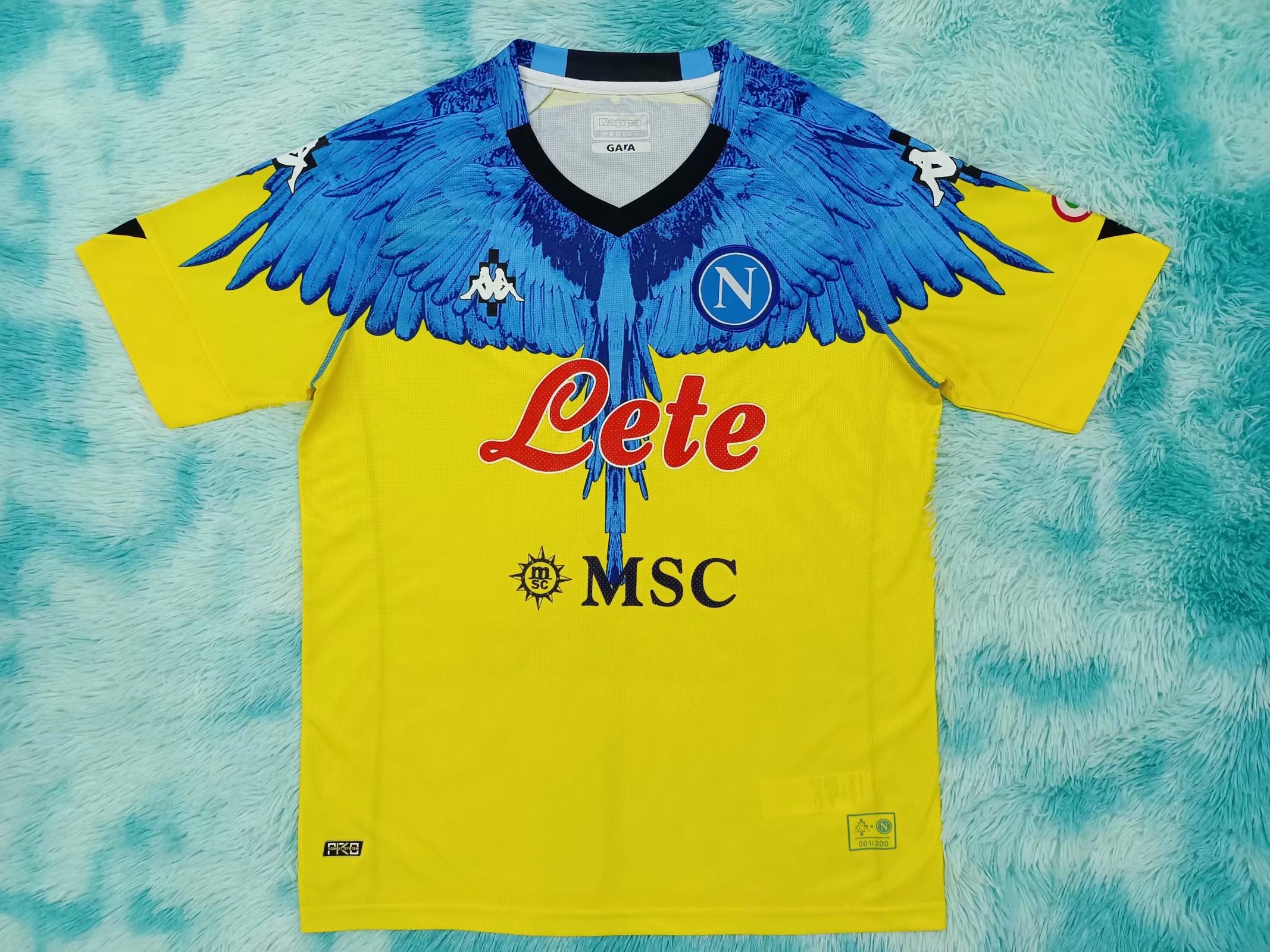 20/21 Napoli Special Jersey Yellow Fans Version Thai Quality - leoleo123123