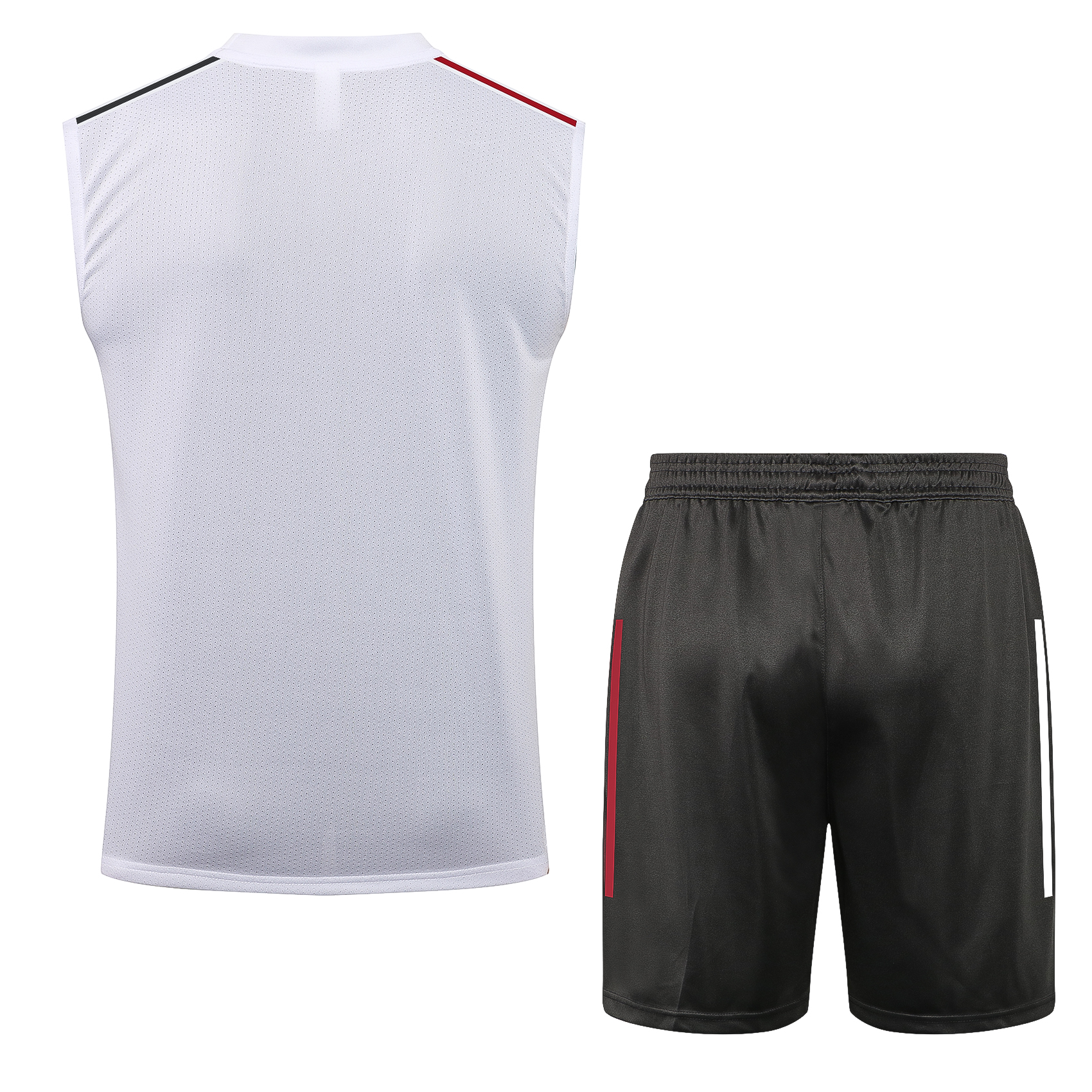 21/22 Real Madrid White Vest Training Set--Vest and Short Pant Training Tracksuit - leoleo123123