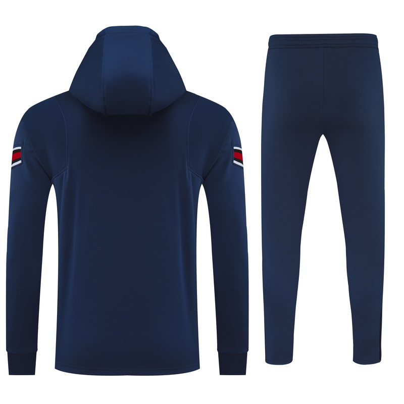 21/22 PSG Navy Jacket Tracksuit with Cap Thai Quality - leoleo123123