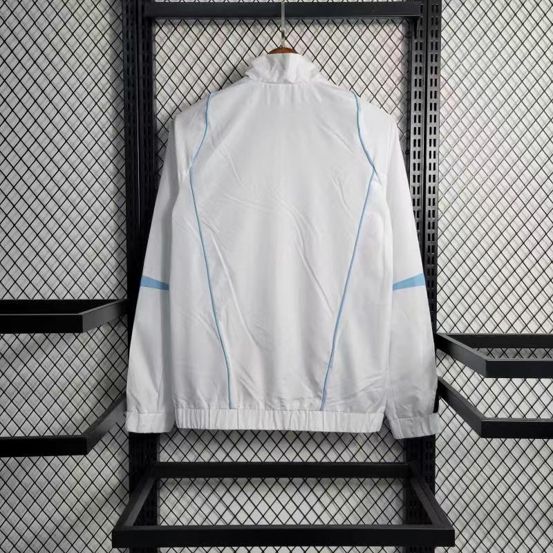 2023 Real Madrid White Windbreaker Jacket Thai Quality - leoleo123123
