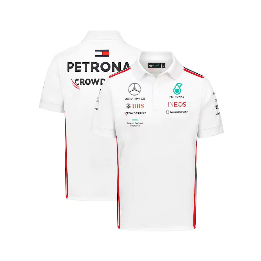 2023 Mercedes F1 Team POLO T-Shirt White - leoleo123123