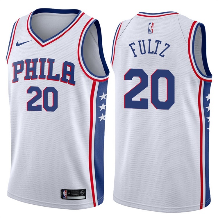 NBA Men Philadelphia 76ers White #20 FULTZ Jersey High Quality Name and Number Print - leoleo123123