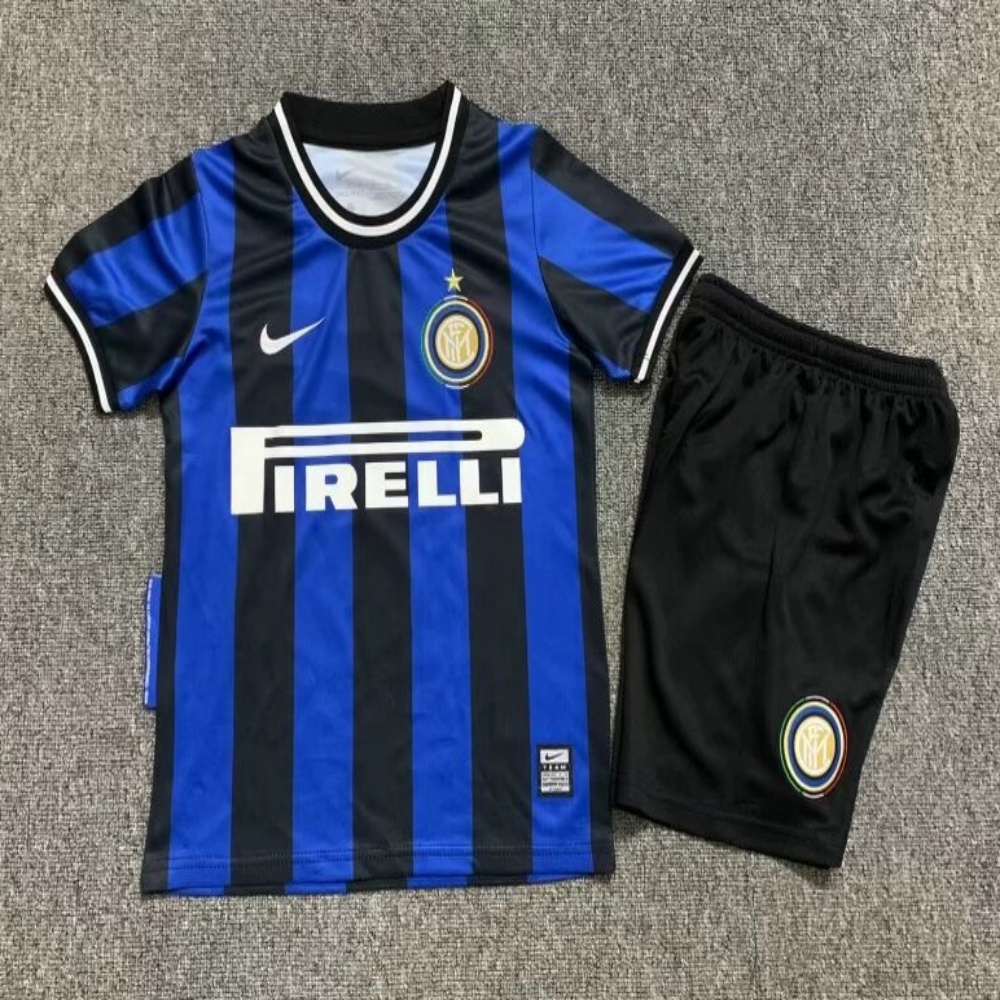 09/10 Inter Milan Home Retro kids Jersey - leoleo123123