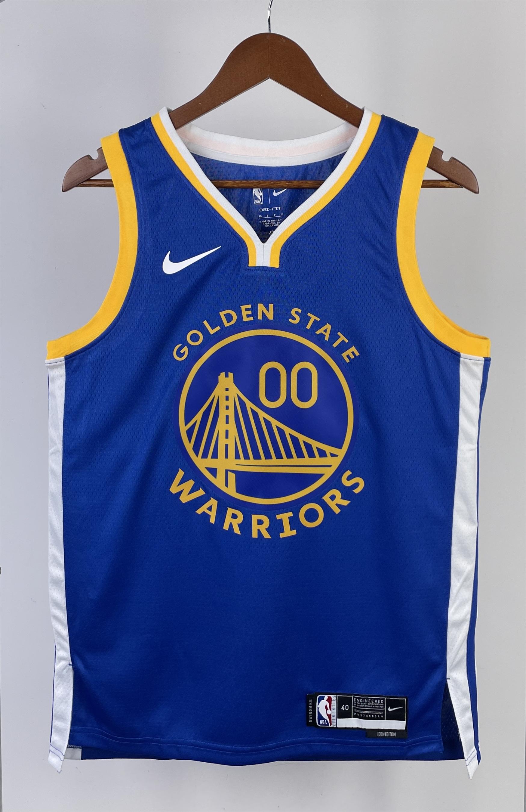 NBA Men 2023 Golden State Warriors Blue #00 KUMINGA Swingman Jersey - leoleo123123