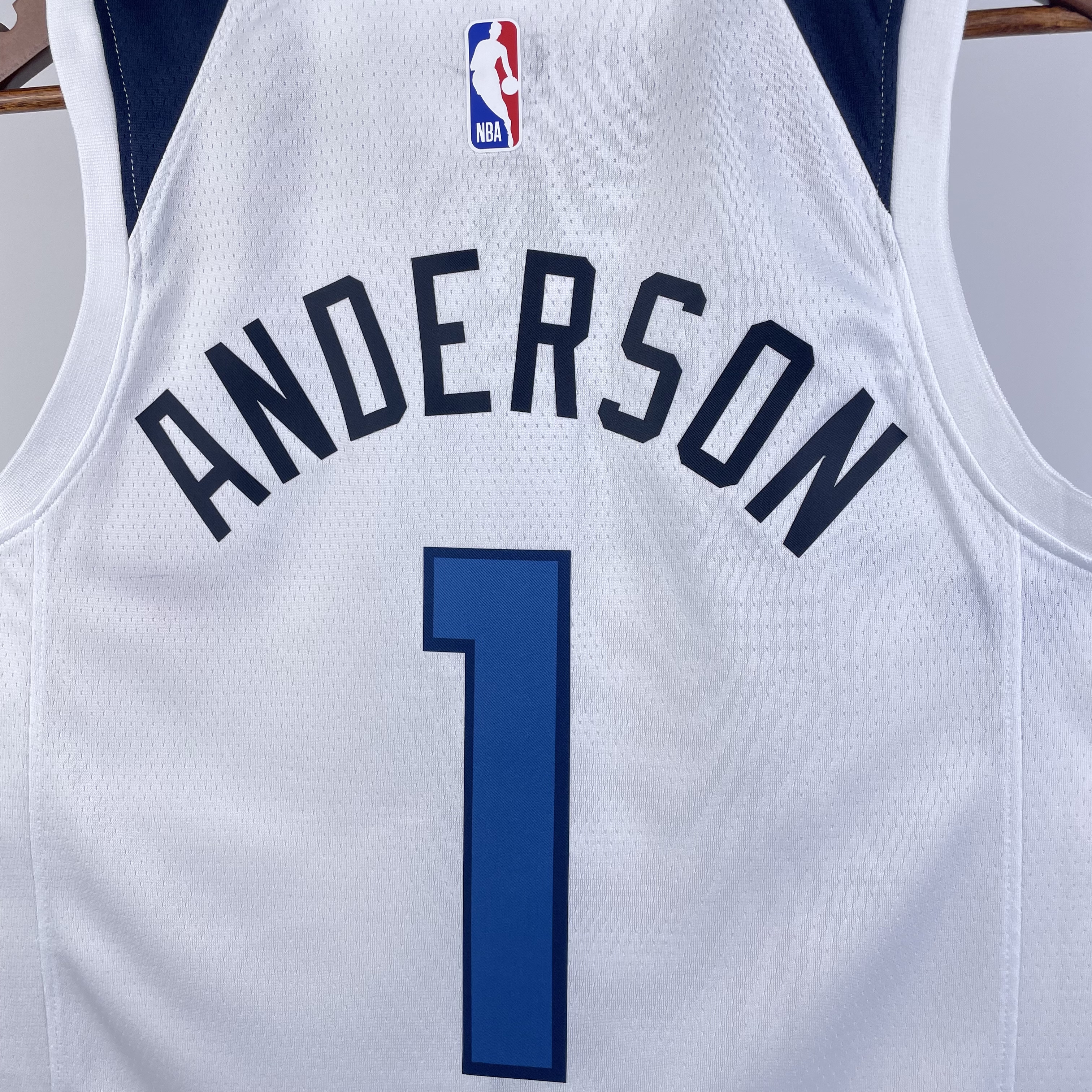 NBA Men 2023 Minnesota Timberwolves White #1 ANDERSON Jersey High Quality Name and Number Print - leoleo123123