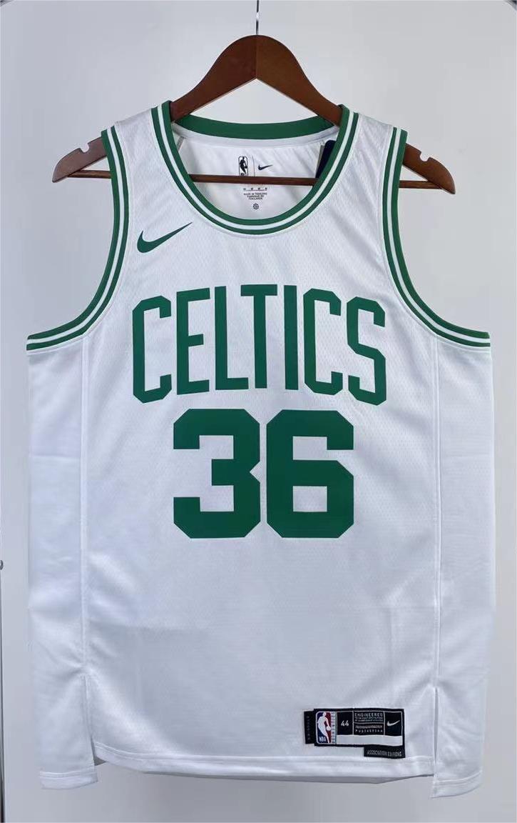 NBA Men Season 2023 Boston Celtics White #36 SMART Jersey High Quality Name and Number Print - leoleo123123