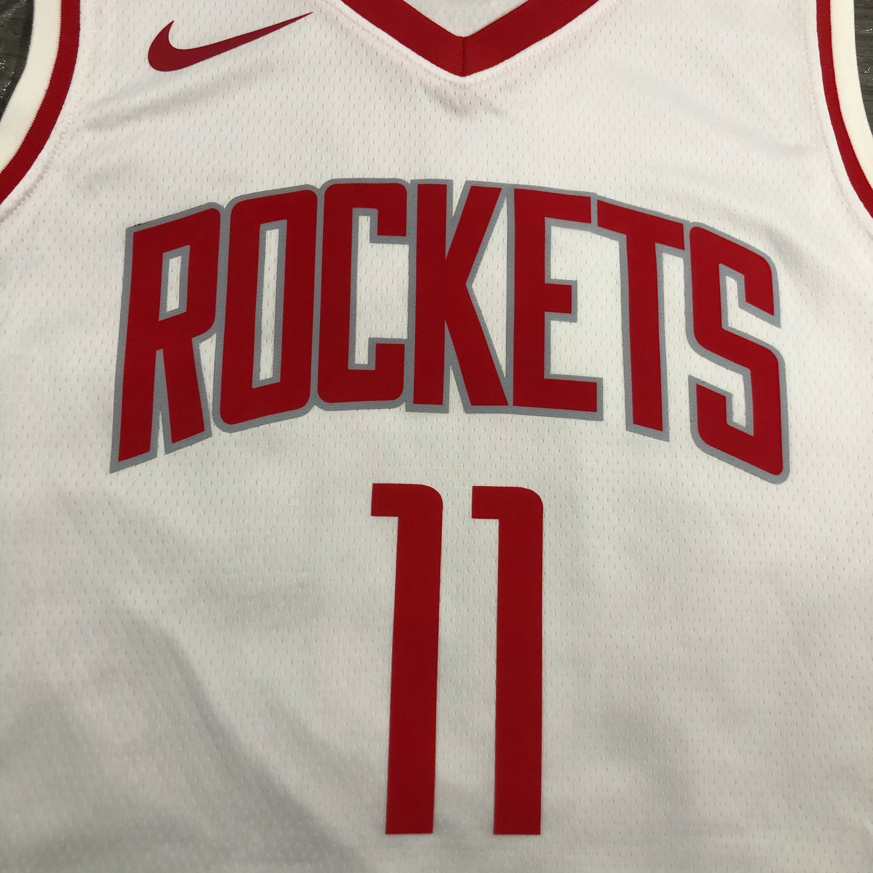 NBA Men Season 2021 Houston Rockets White #11 YAO Jersey High Quality Name and Number Print - leoleo123123