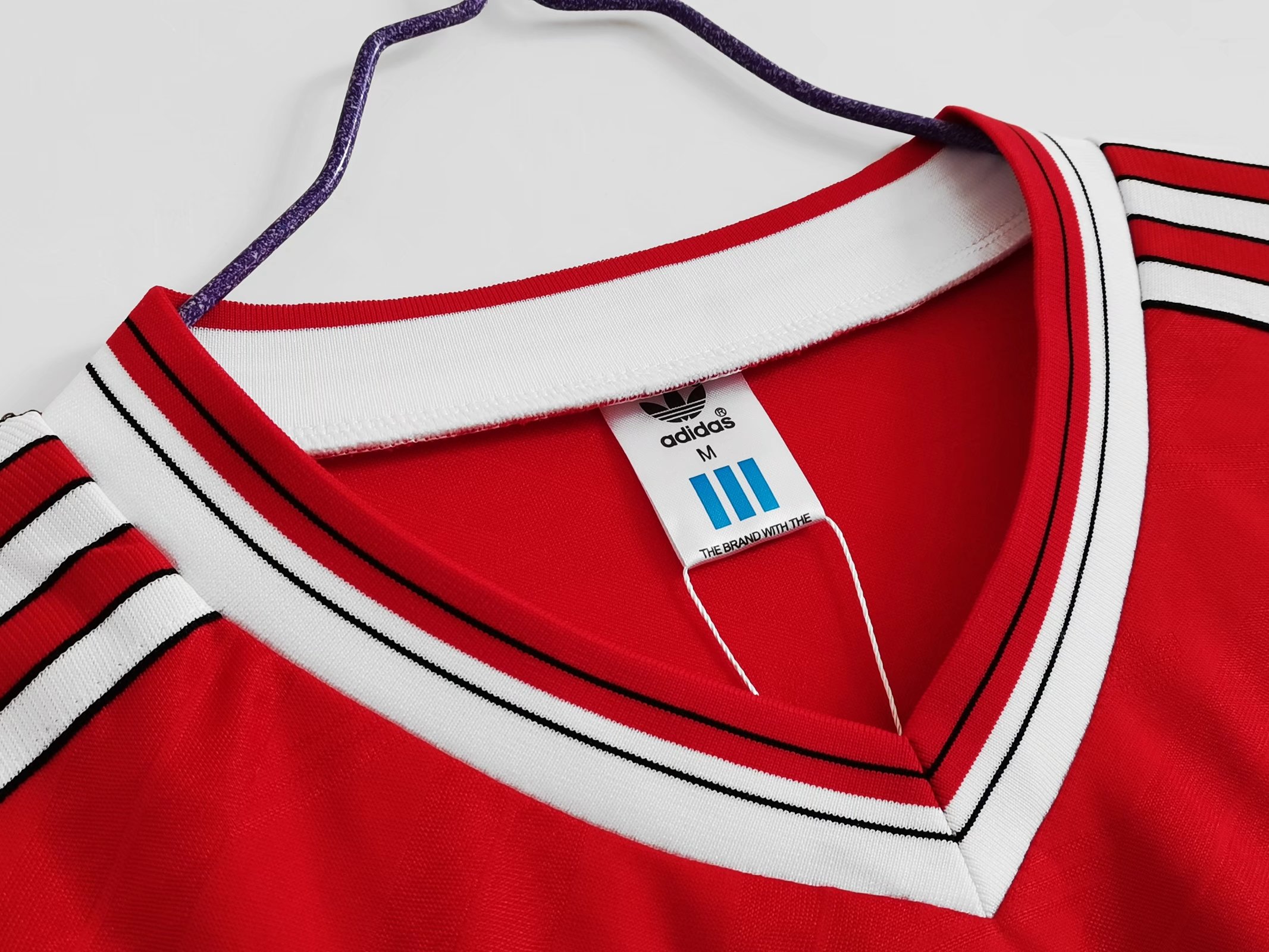 1986 Man United Home Long Sleeve Retro Jersey - leoleo123123