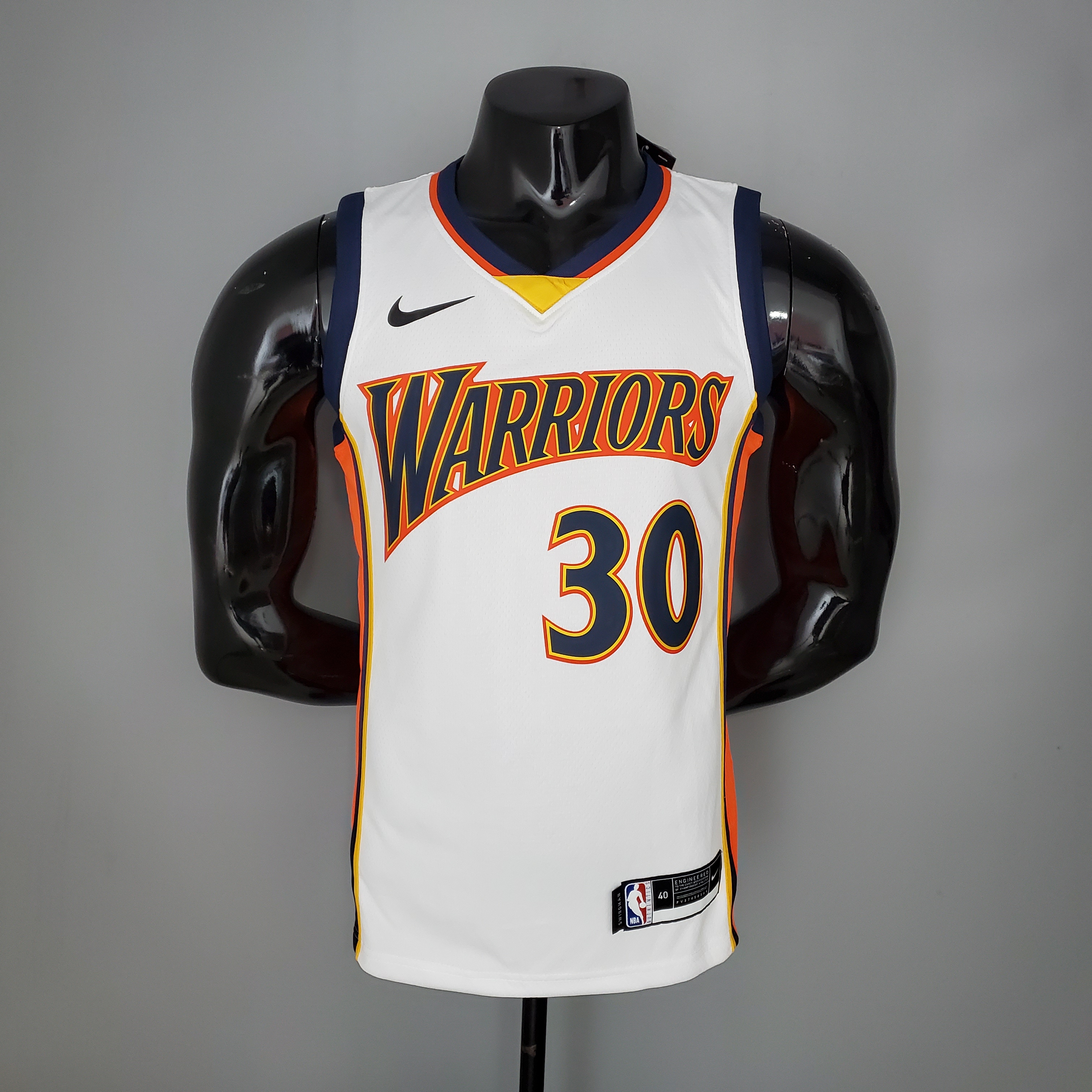 NBA Men Season 2021 Golden State Warriors Up-and-coming Star White #30 CURRY Jersey High Quality Name and Number Print - leoleo123123