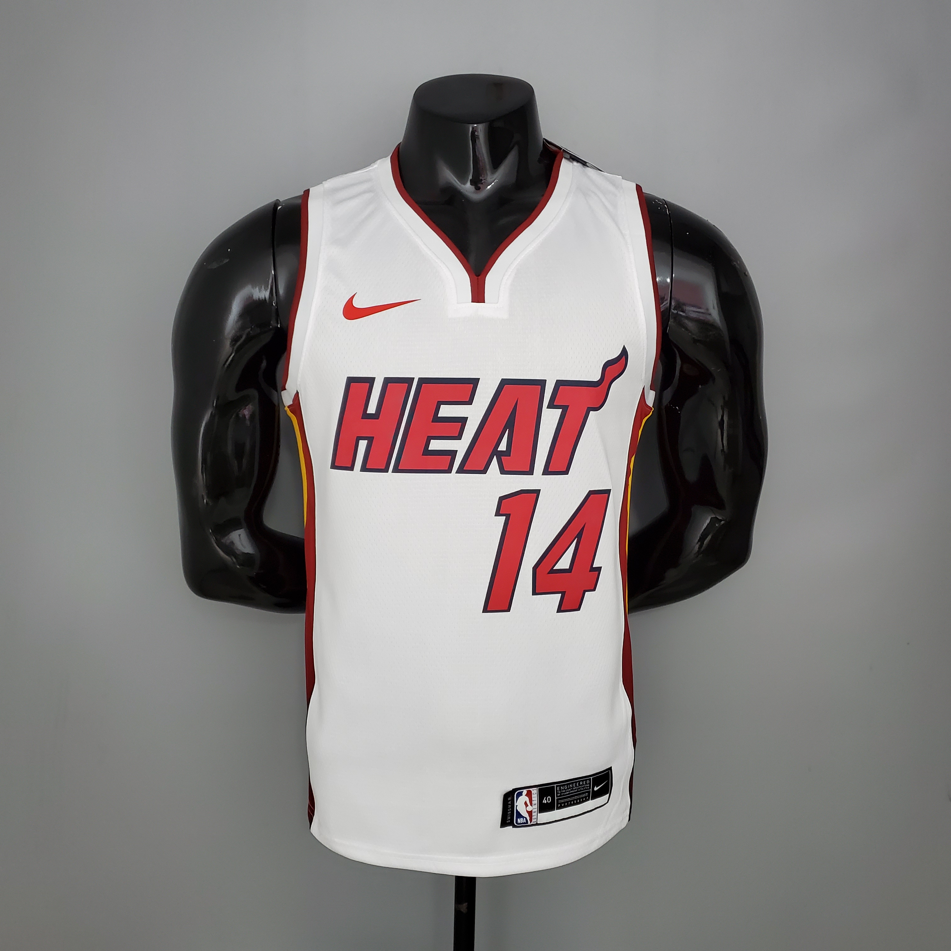 NBA Men Miami Heat White #14 HERRO Jersey High Quality Name and Number Print - leoleo123123