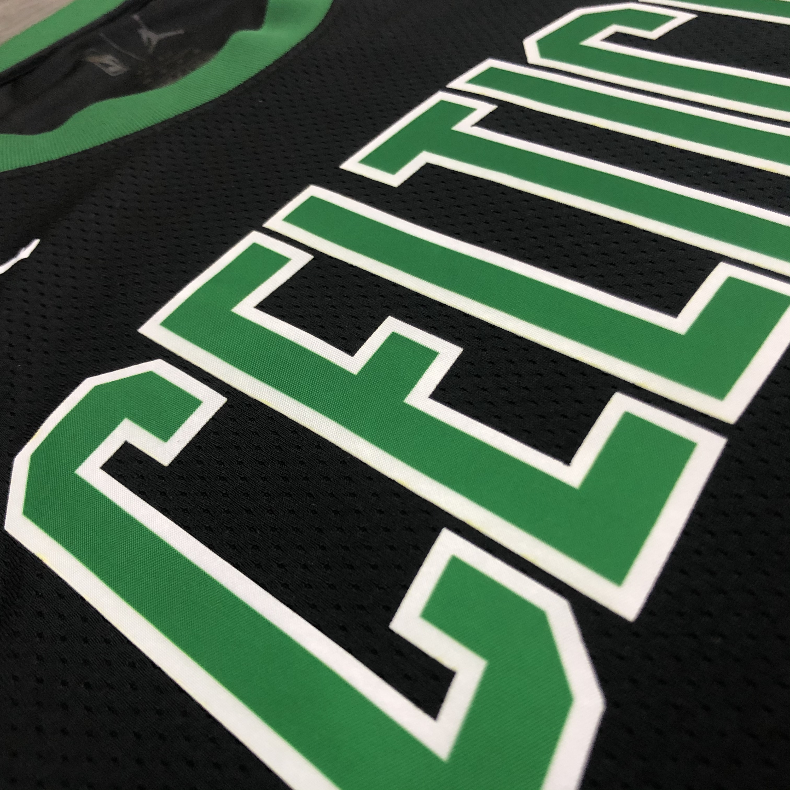 NBA Season 2021 Boston Celtics Black with Green Name #0 TATUM Jersey High Quality Name and Number Print - leoleo123123