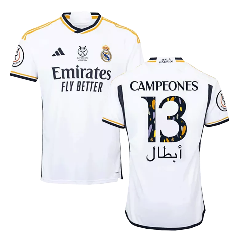 2023/24 Real Madrid CAMPEONES #13 Home Jersey 1:1 Quality Fan Version - leoleo123123