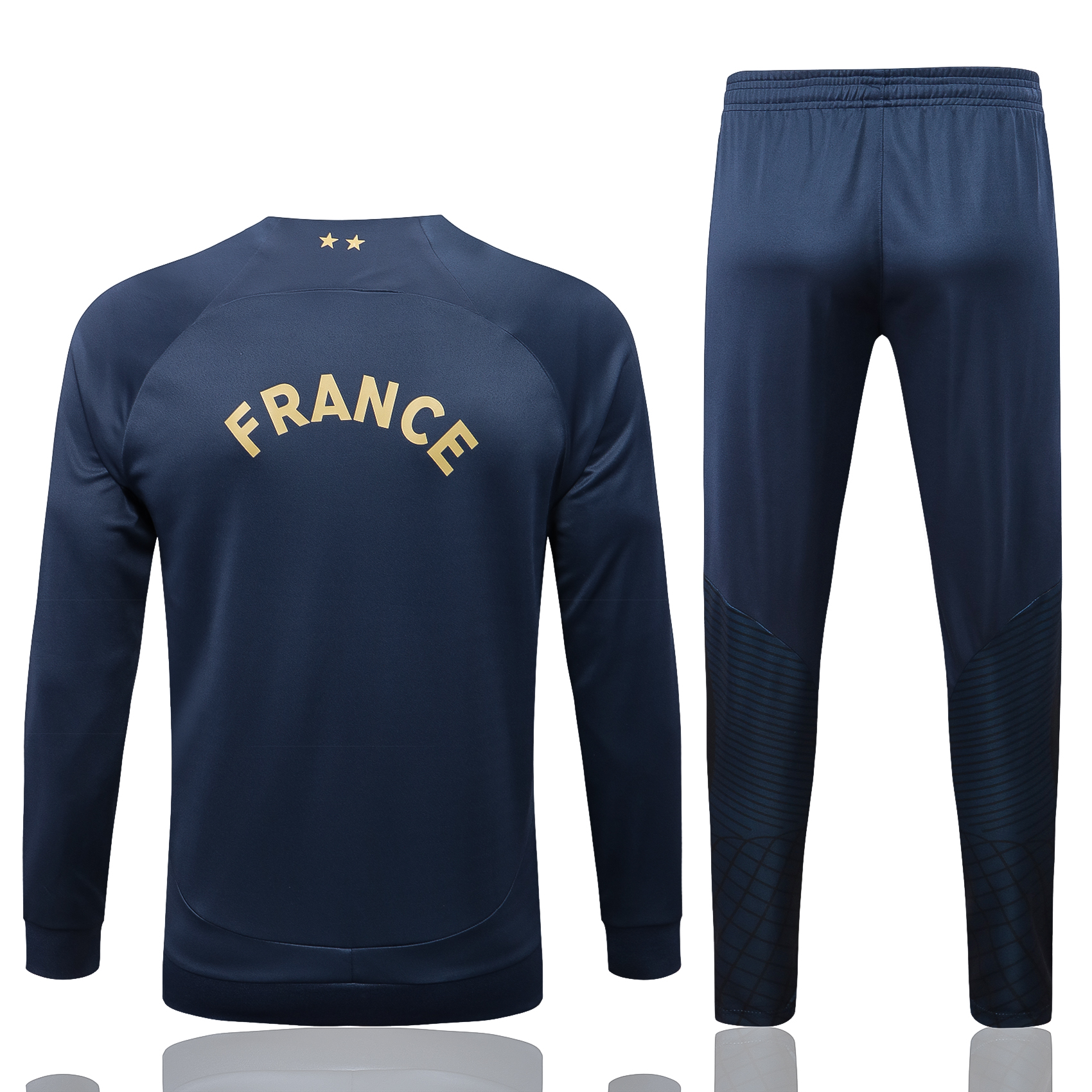 22-23 France Navy Blue Jacket Tracksuit Thai Quality - leoleo123123