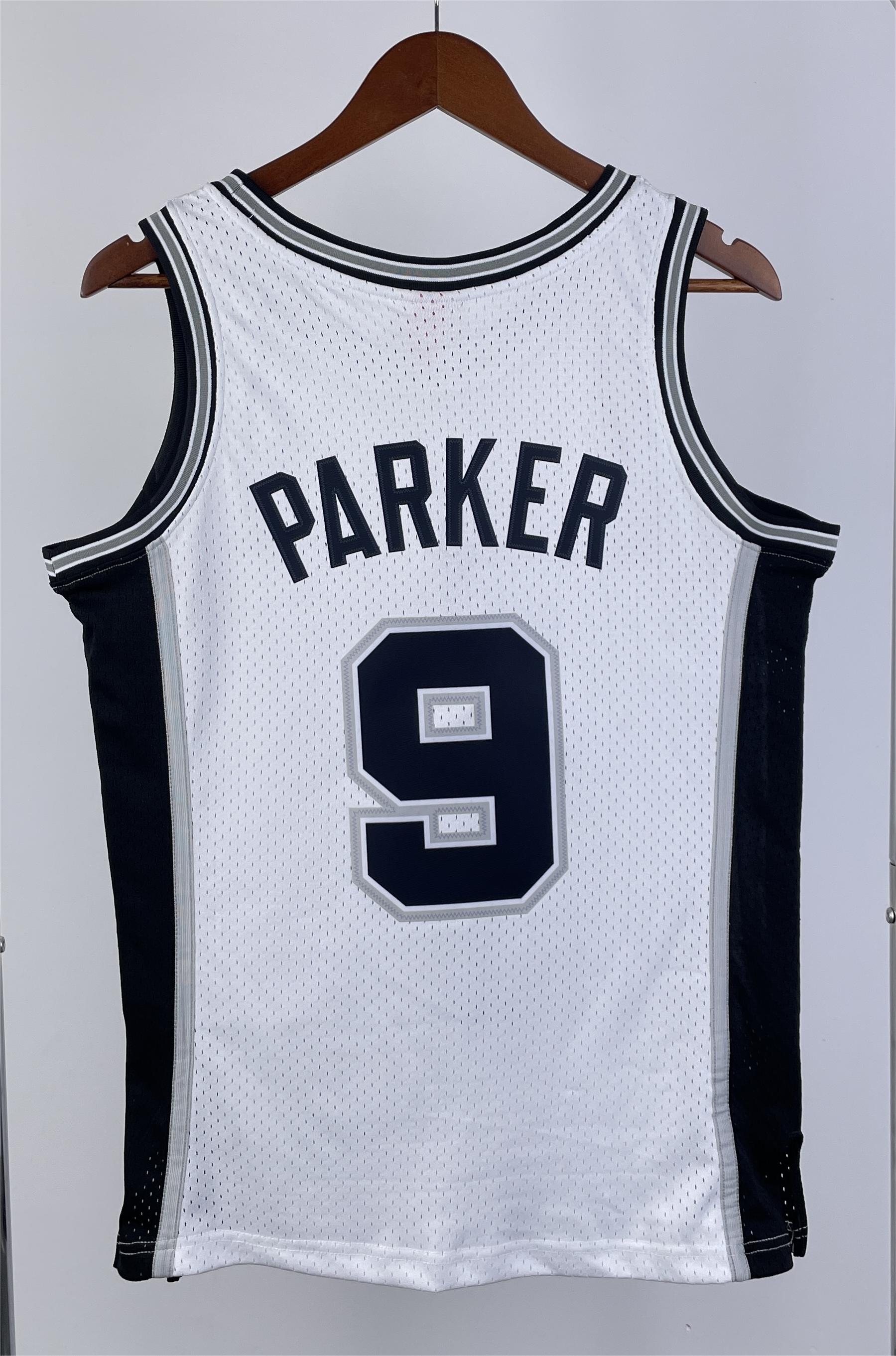 NBA Men 02-03 San Antonio Spurs White #9 PARKER Classics Swingman Jersey - leoleo123123