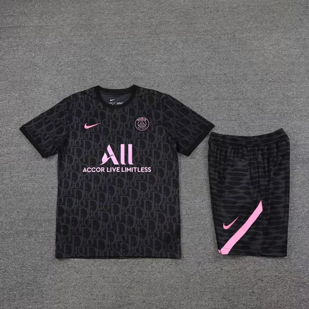 2022 PSG Training Jersey Black Training Tracksuit - leoleo123123