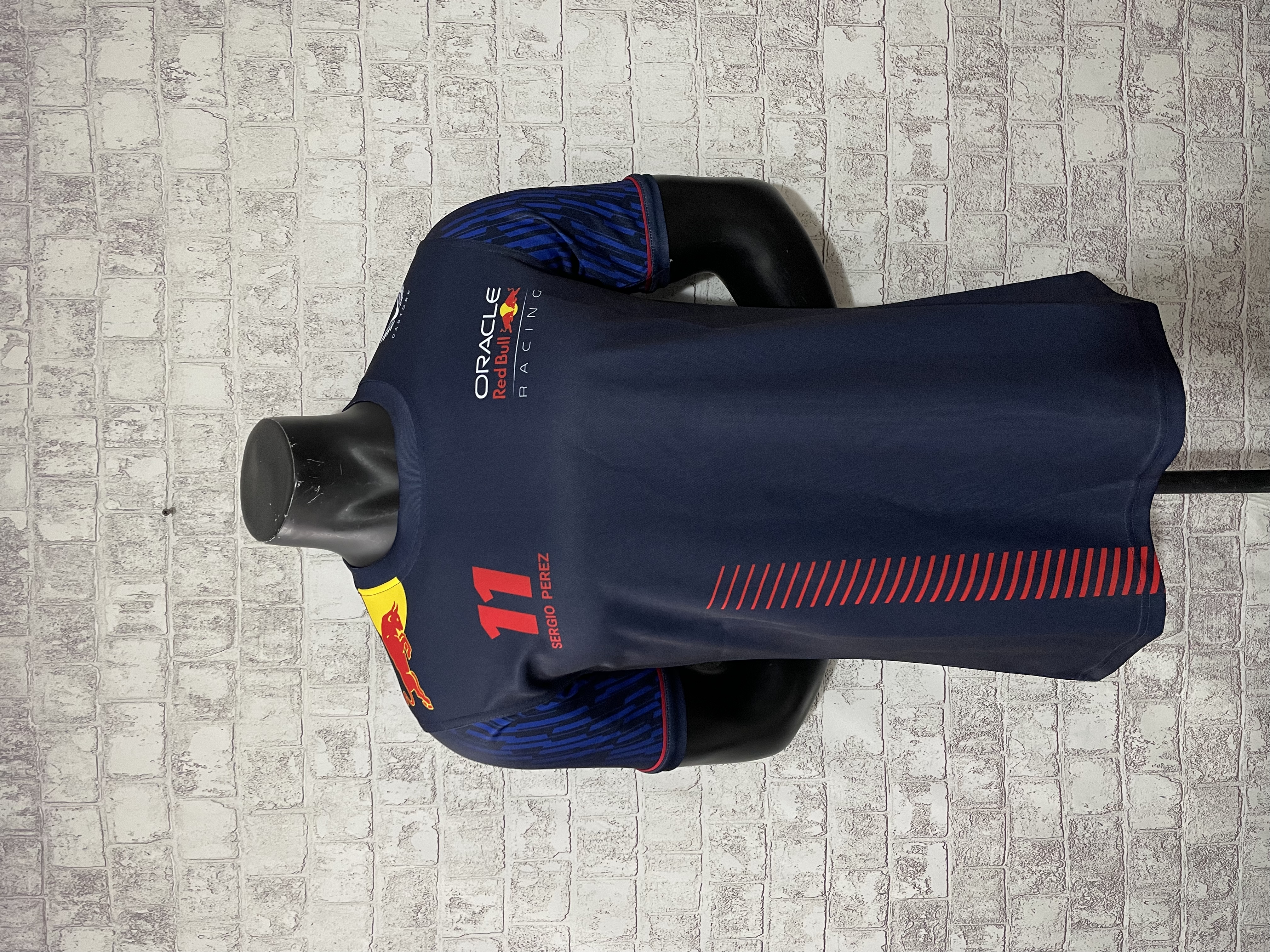 2022/23 Red Bull Racing Dark Blue F1 Team Round Collar POLO T-Shirt - leoleo123123