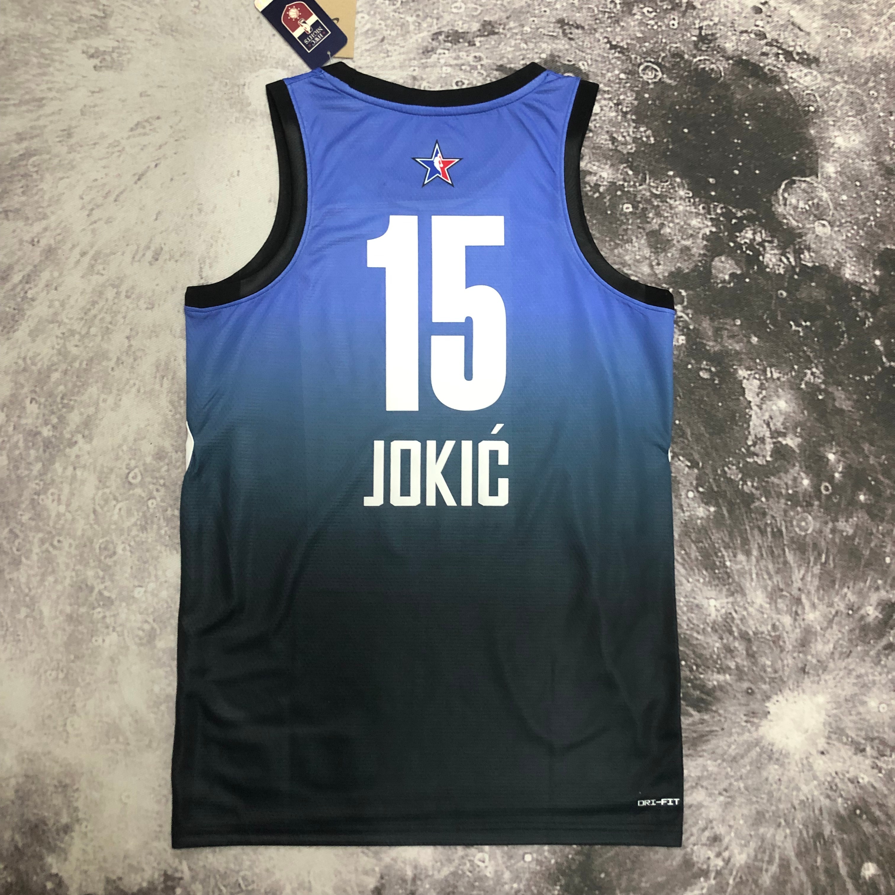 NBA Men Season 2023 Denver Nuggets All Star Blue #15 JOKIC Jersey High Quality Name and Number Print - leoleo123123
