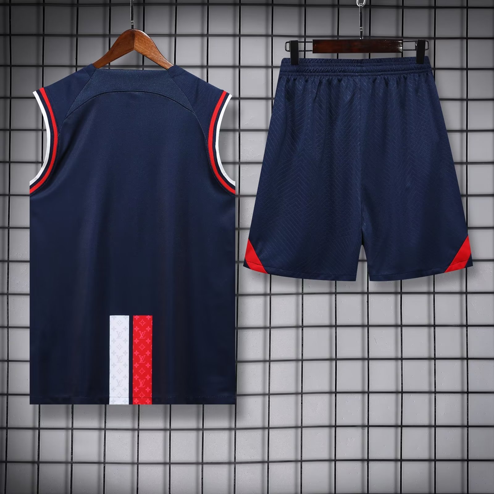 23/24 PSG Jordan BlueTraining Vest Training suit - leoleo123123