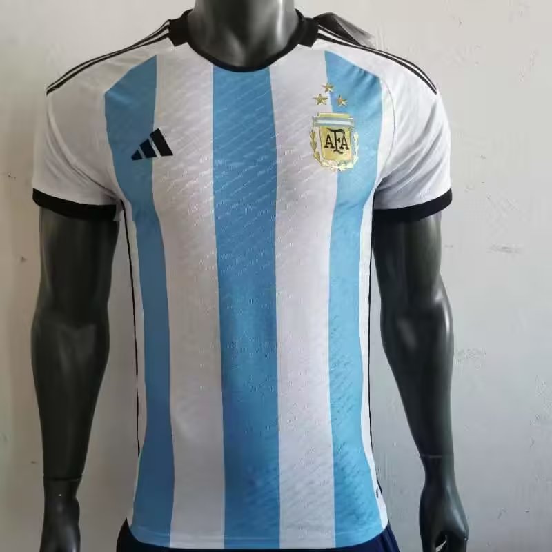 22/23 Argentina Home Jersey With 3 stars Player Version 1:1 Quaility - leoleo123123