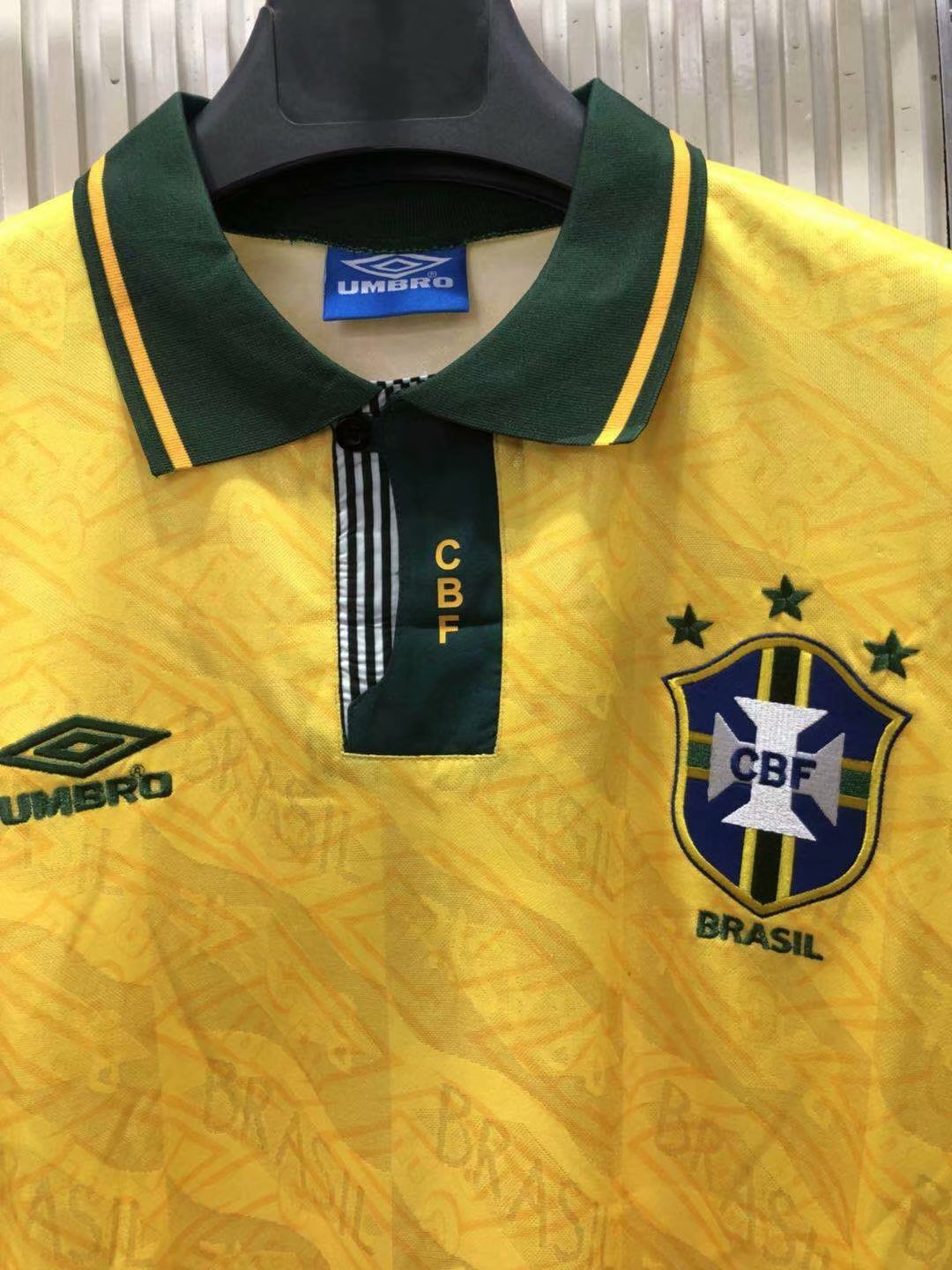 91-93 Brazil Home Retro Jersye - leoleo123123