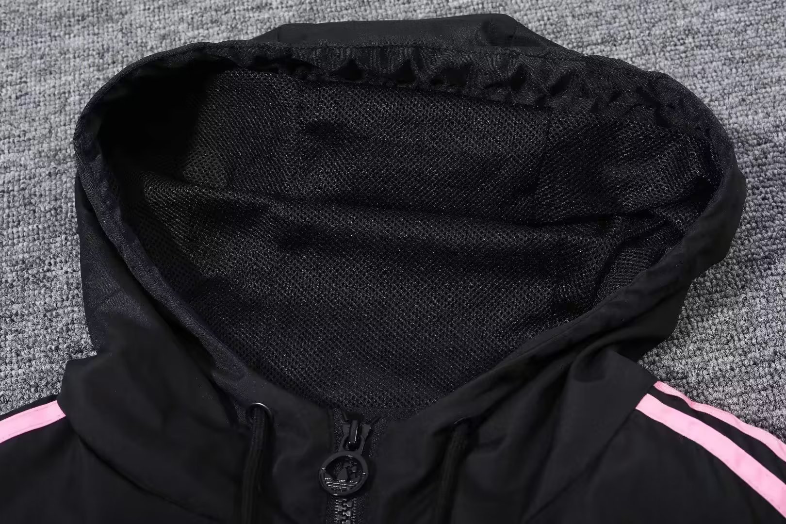 23/24 Miami Black Windbreaker Jacket 1:1 Quality - leoleo123123
