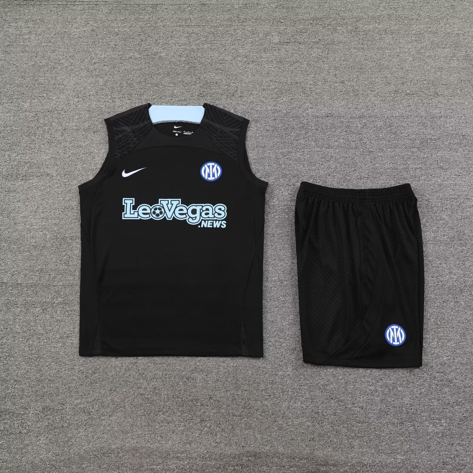 23/24 Inter Milan Black Vest Training suit - leoleo123123