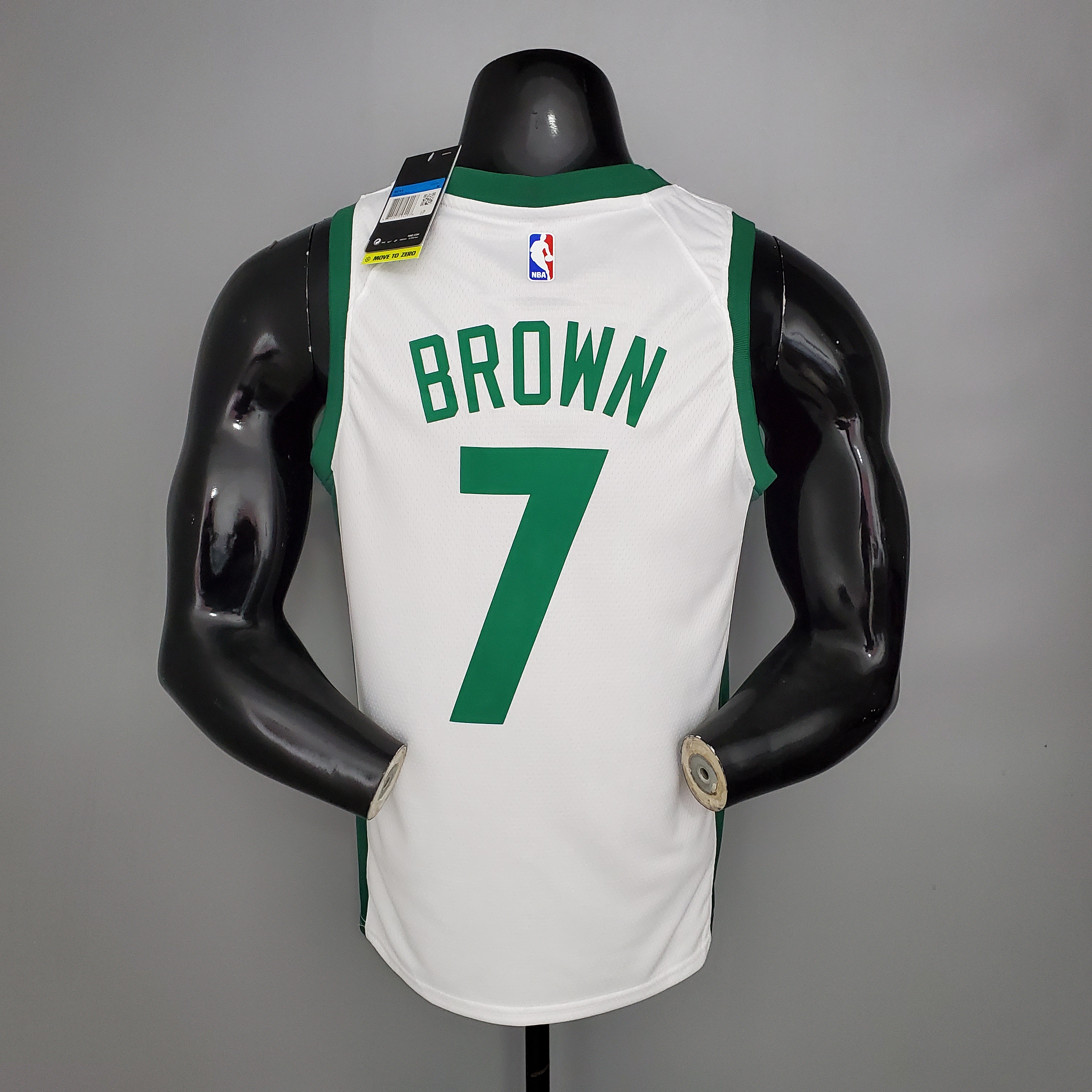 NBA Season 2021 Boston Celtics White City #7 BROWN Jersey High Quality Name and Number Print - leoleo123123