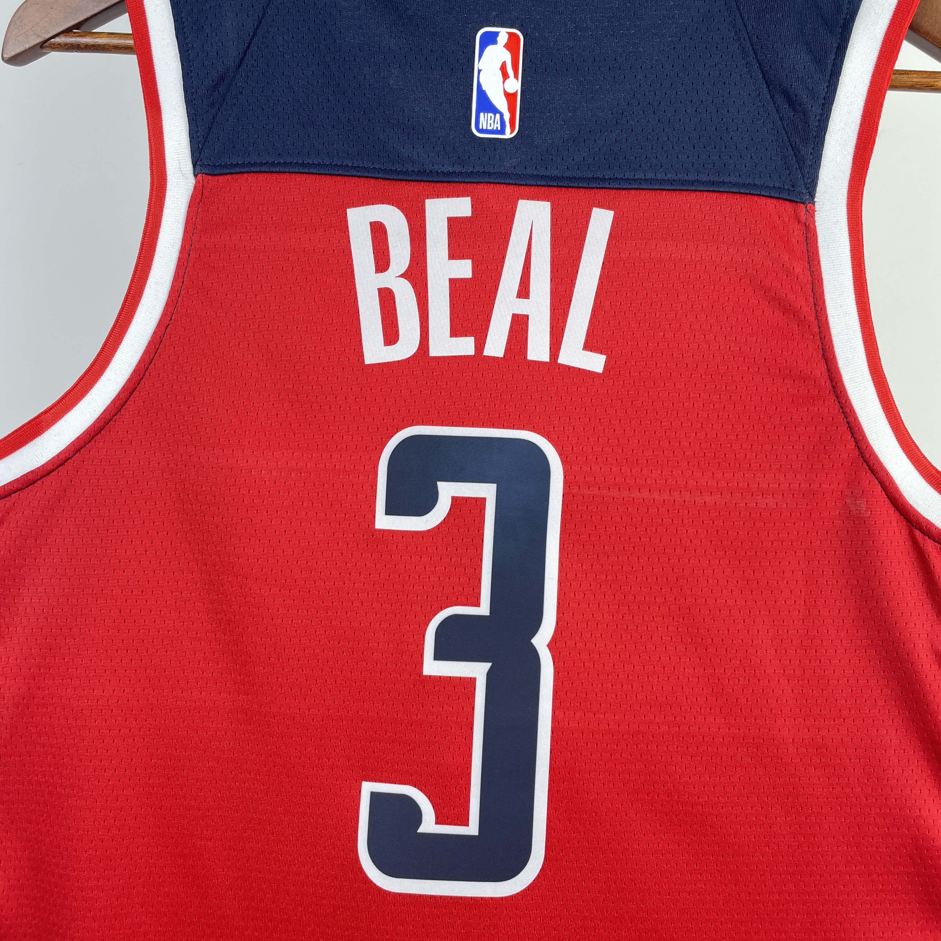 NBA Men 2023 Washington Wizards Red #3 BEAL Jersey High Quality Name and Number Print - leoleo123123