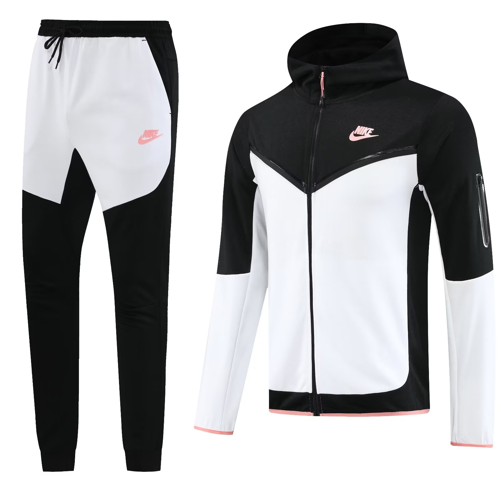 23/24 Nike Jacket Tracksuit White And Black Color - leoleo123123