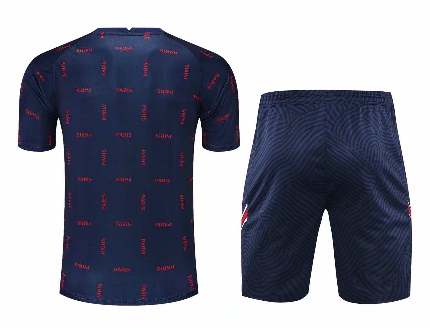 21/22 PSG Training Jersey--Short Sleeve and Short Pant Training Tracksuit - leoleo123123