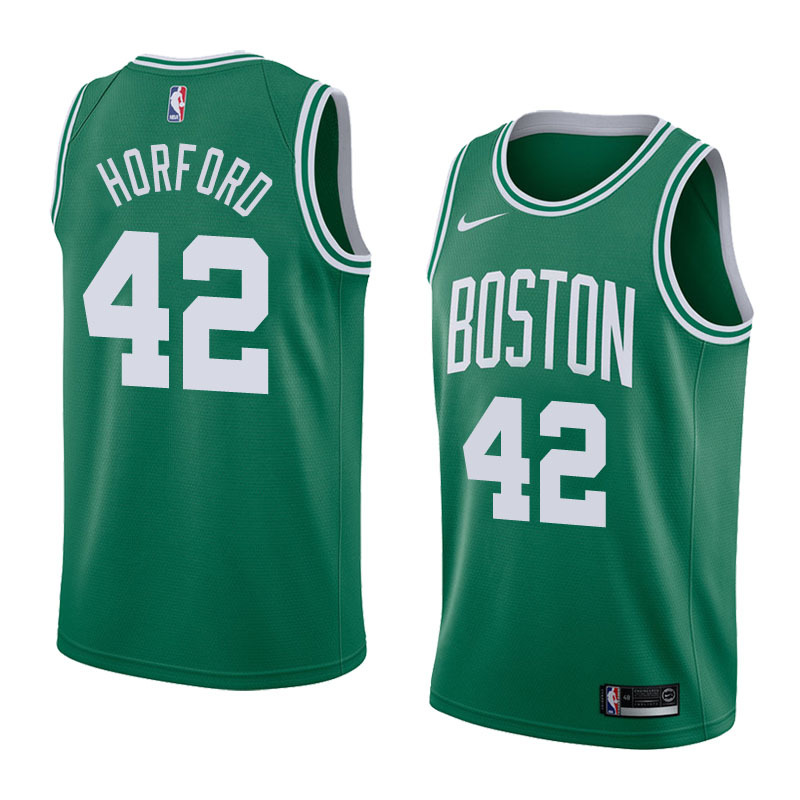 NBA Boston Celtics Green with White Name #42 HORFORD Jersey High Quality Name and Number Print - leoleo123123