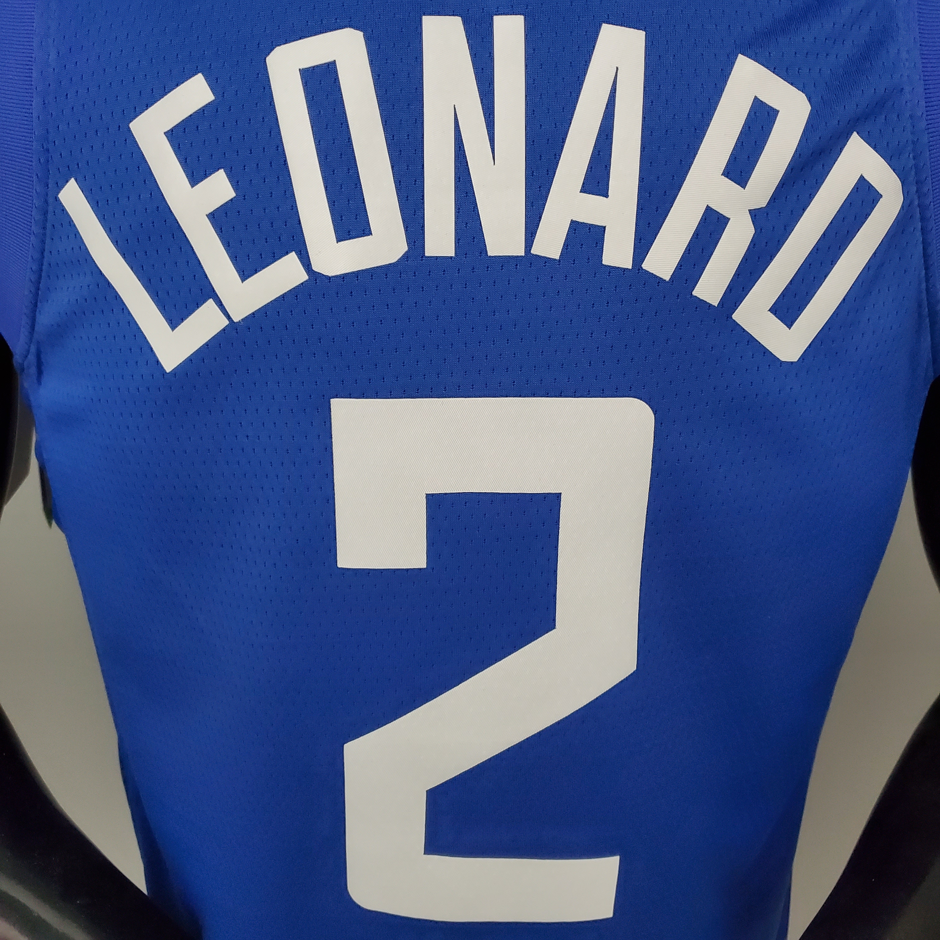 NBA Men Los Angeles Clippers Blue LEONARD#2 Jersey High Quality Name and Number Print - leoleo123123