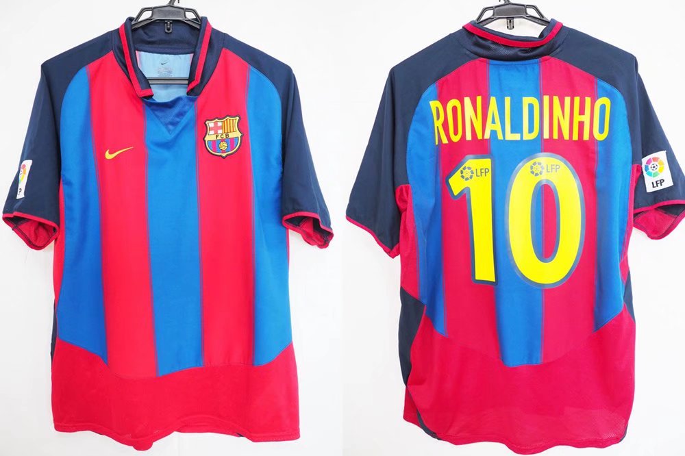 03/04 Barcelona Home Retro Jersey - leoleo123123