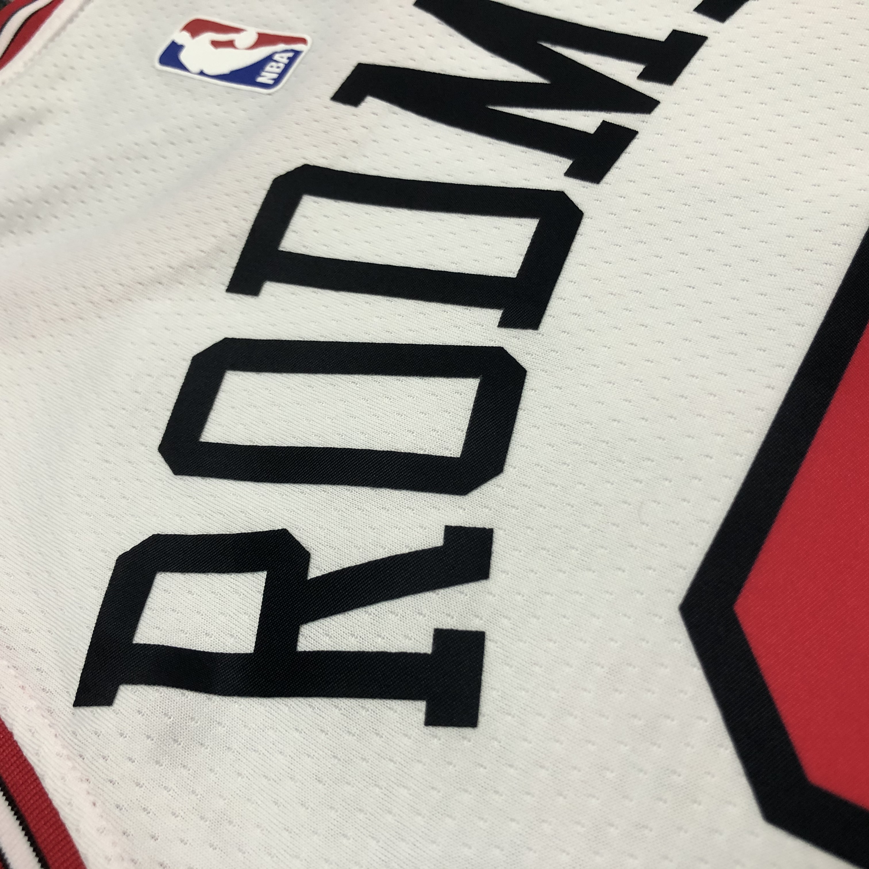 NBA Men Chicago Bulls White #91 RODMAN Jersey High Quality Name and Number Print - leoleo123123