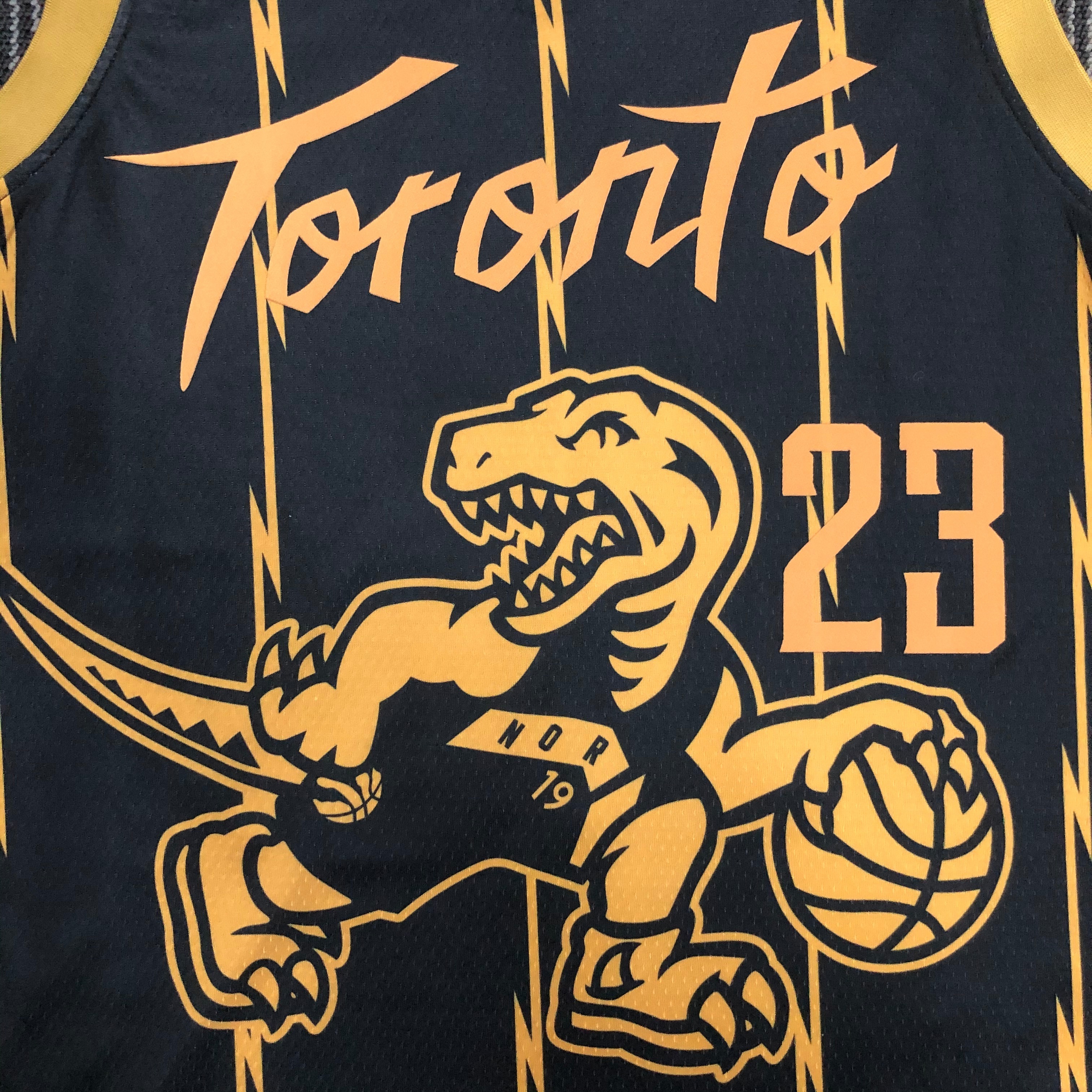 NBA Men 75th Anniversary Toronto Raptors Black #23 VANVLEET Jersey High Quality Name and Number Print - leoleo123123