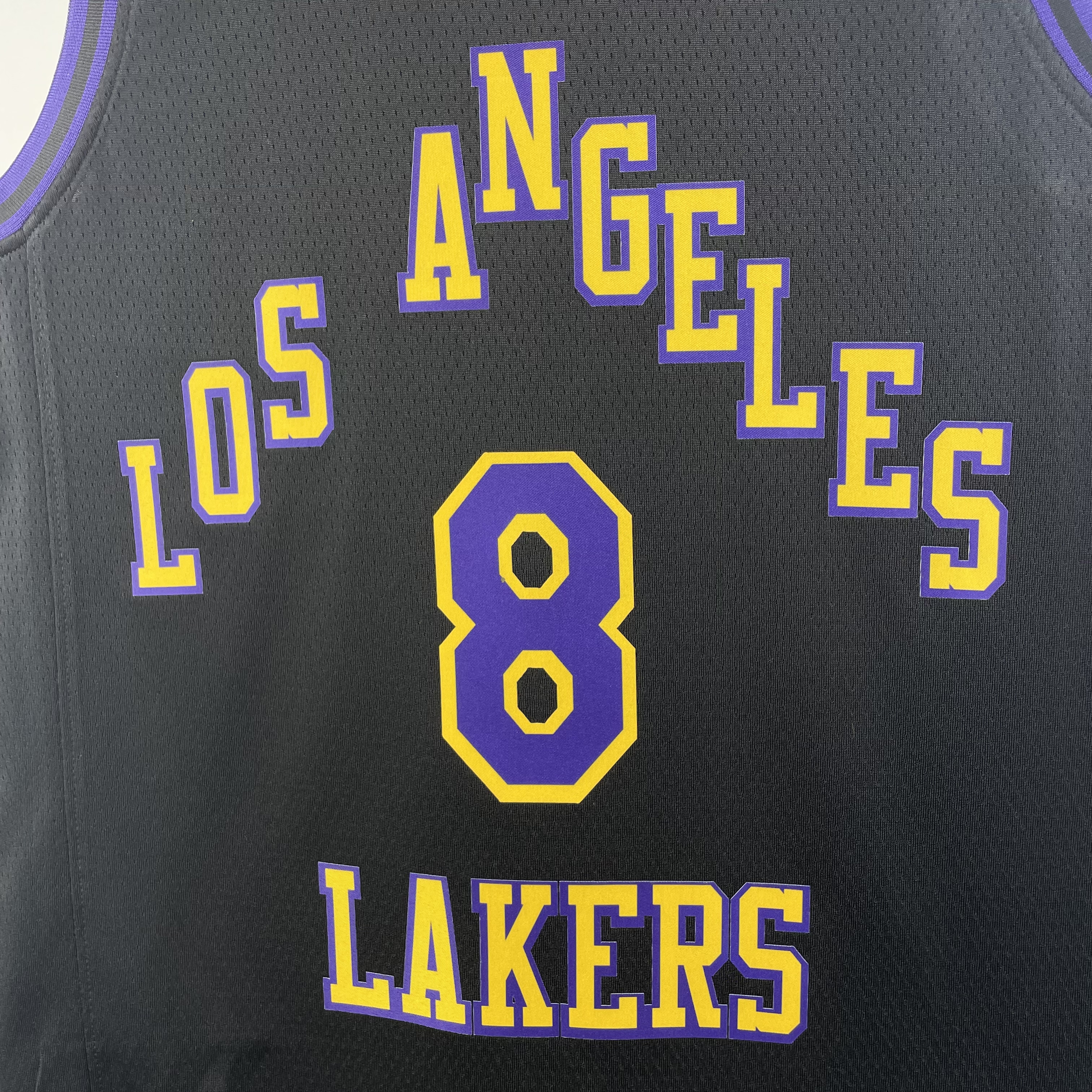 NBA Men 2024 Los Angeles Lakers Black City Version #8 BRYANT Jersey High Quality Name and Number Print - leoleo123123