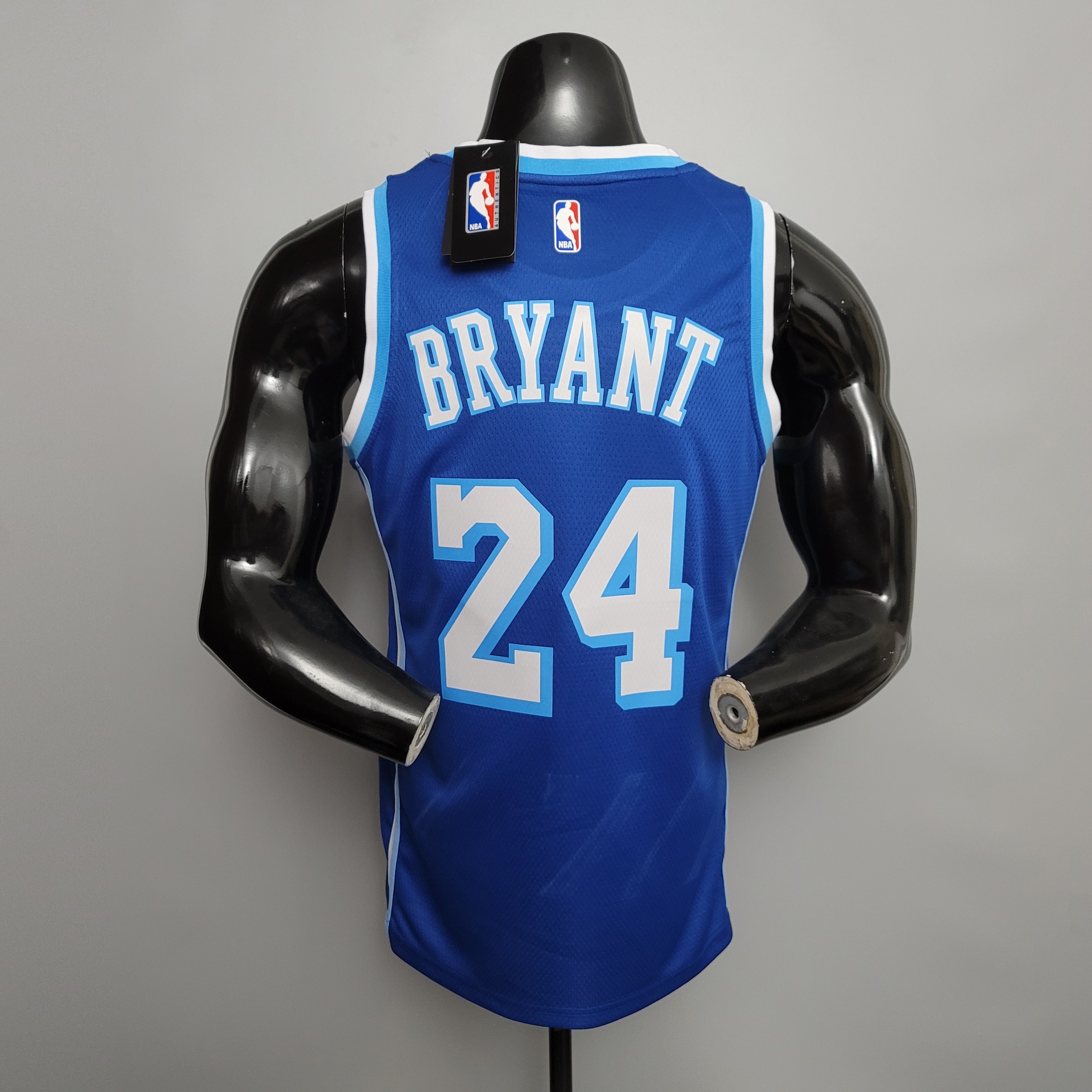 NBA Men Los Angeles Lakers Retro in Latin #8&24 BRYANT Blue Round Neck Jersey High Quality Name and Number Print - leoleo123123