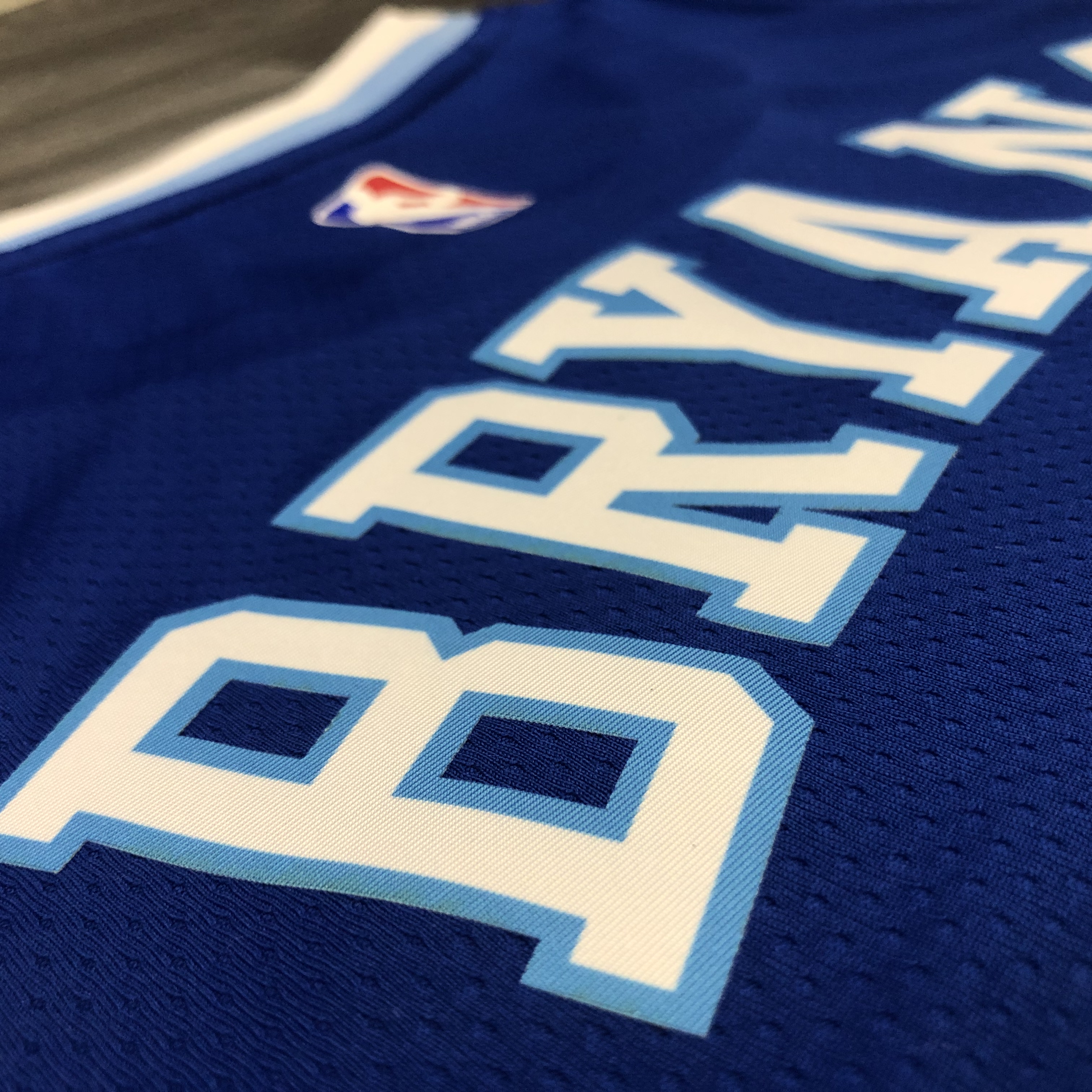 NBA Men Los Angeles Lakers Retro in Latin with Crenshaw #24 BRYANT Blue Round Neck Jersey High Quality Name and Number Print - leoleo123123