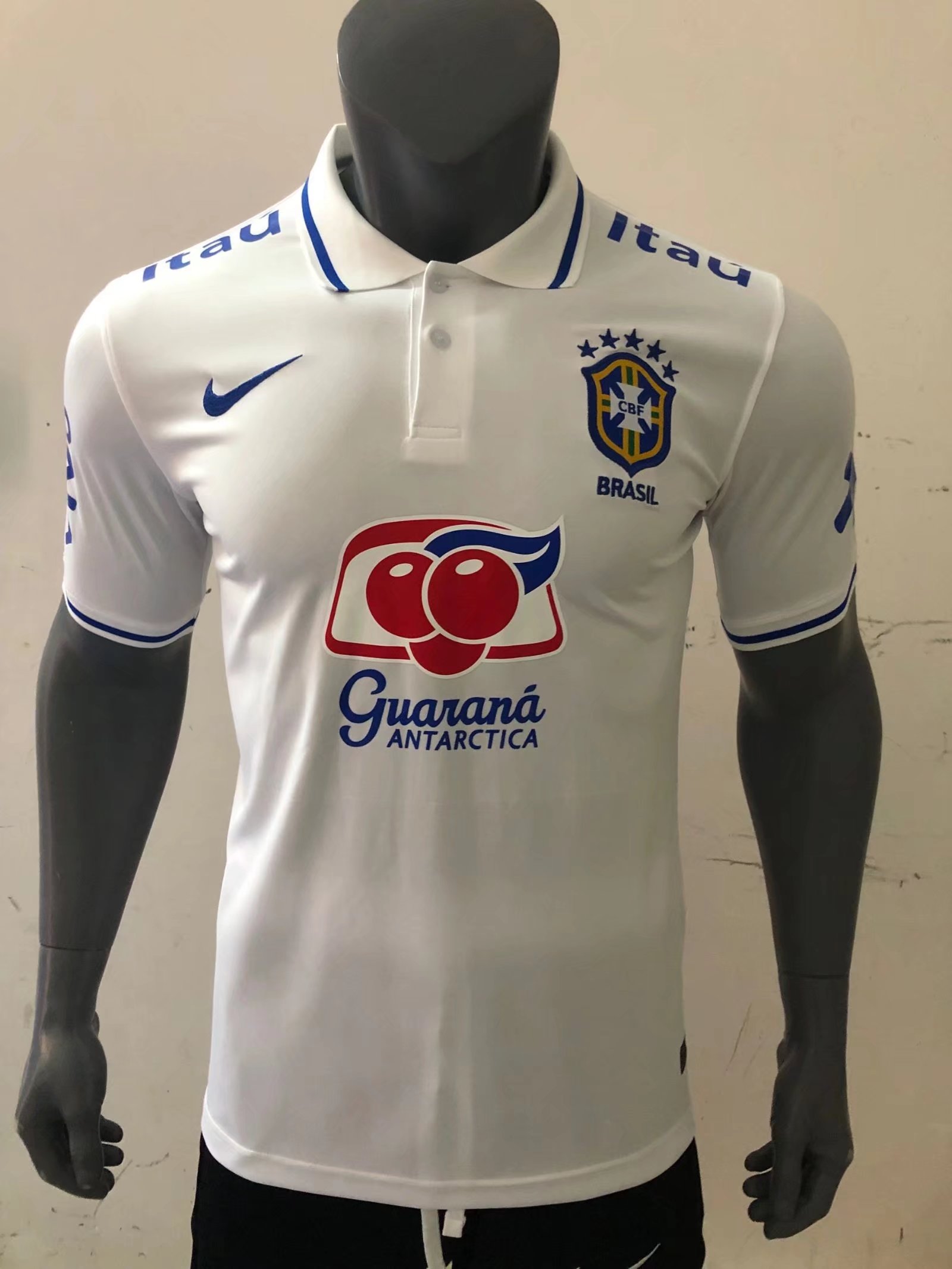 22/23 Brazil White Polo Jersey 1:1 Quality Thai Quality - leoleo123123