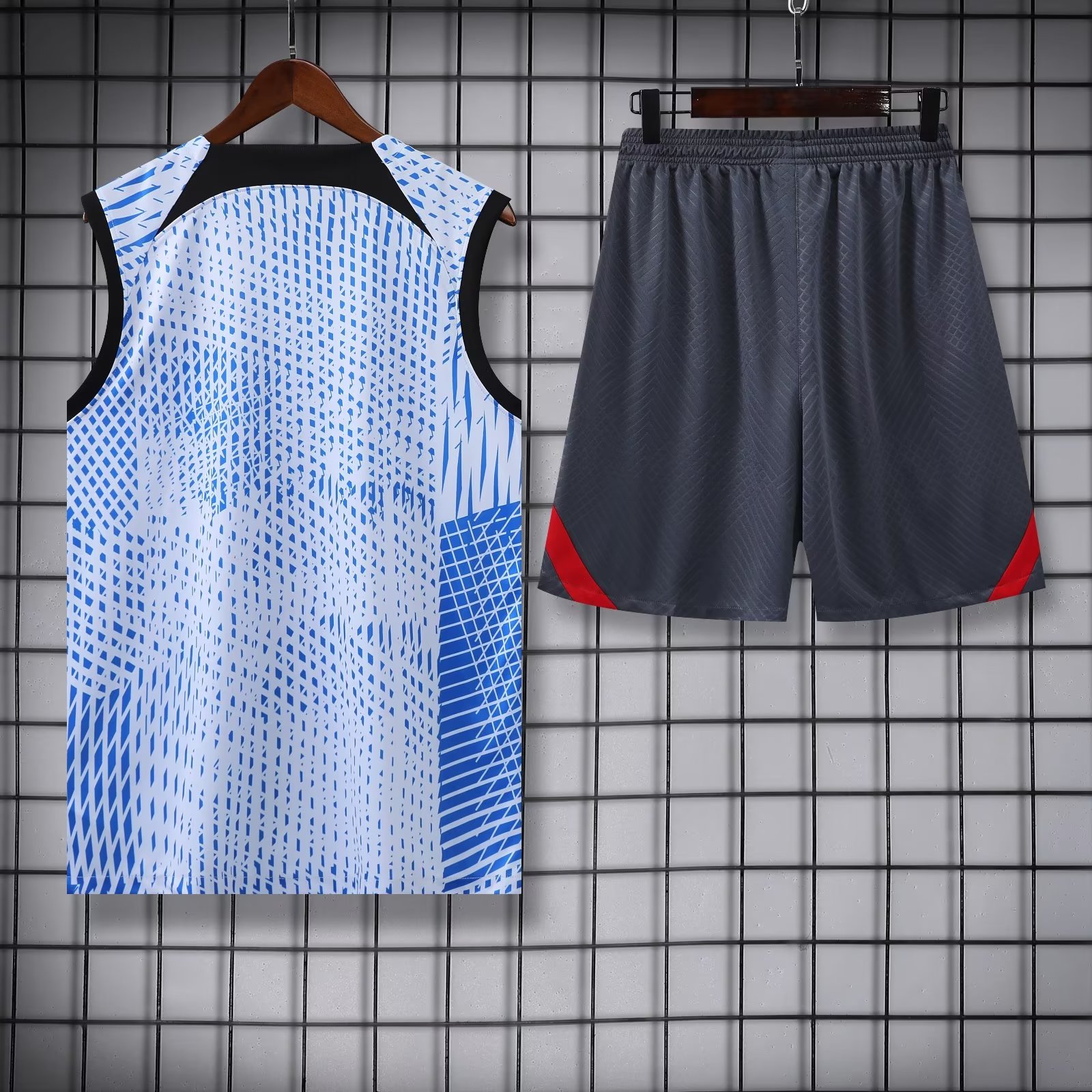 23/24 Liverpool Vest Training suit Blue Color - leoleo123123