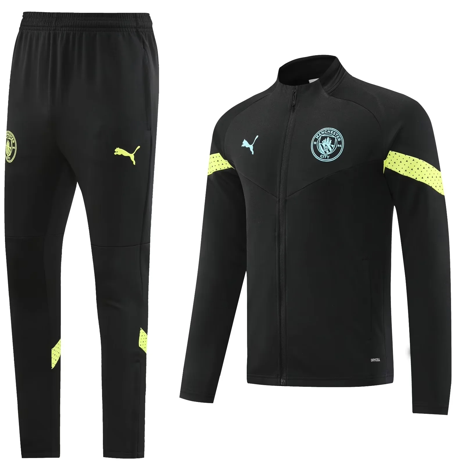 22-23 Man City Black Jacket Tracksuit Thai Quality - leoleo123123