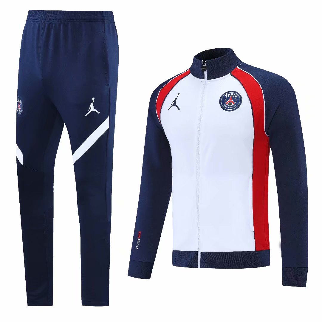 21/22 PSG Jordan White Jacket Tracksuit Thai Quality - leoleo123123