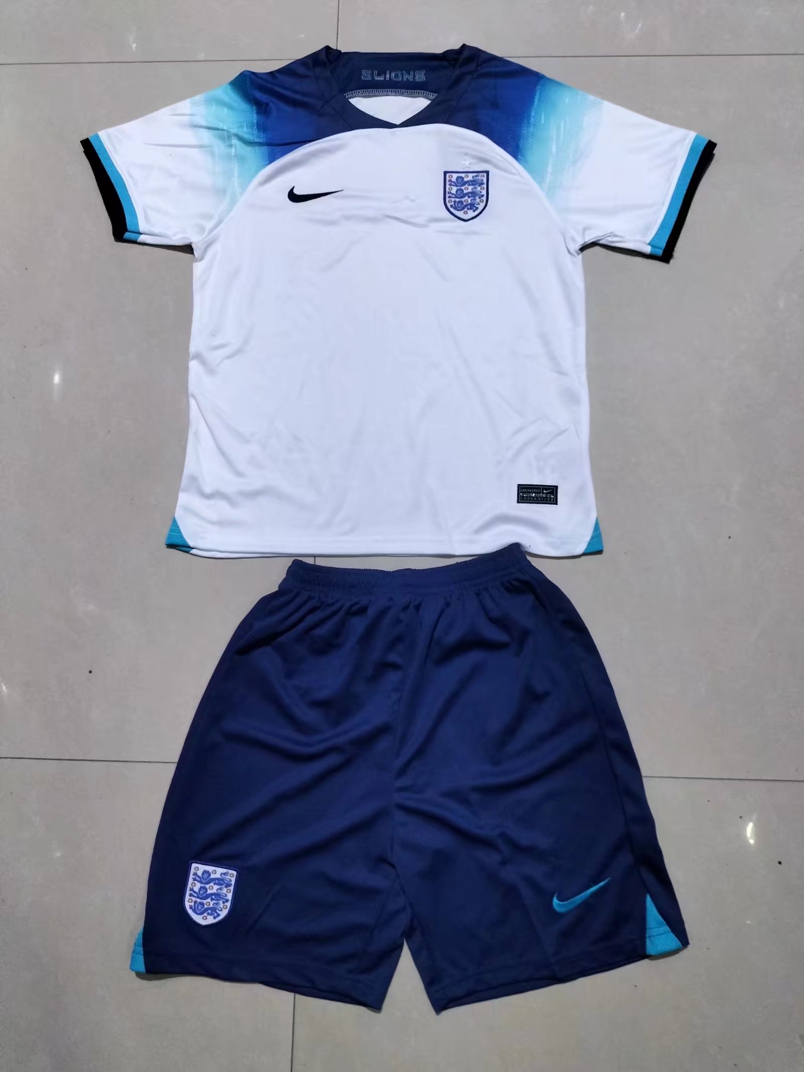 22/23 England Home Kids World Cup Jersey - leoleo123123