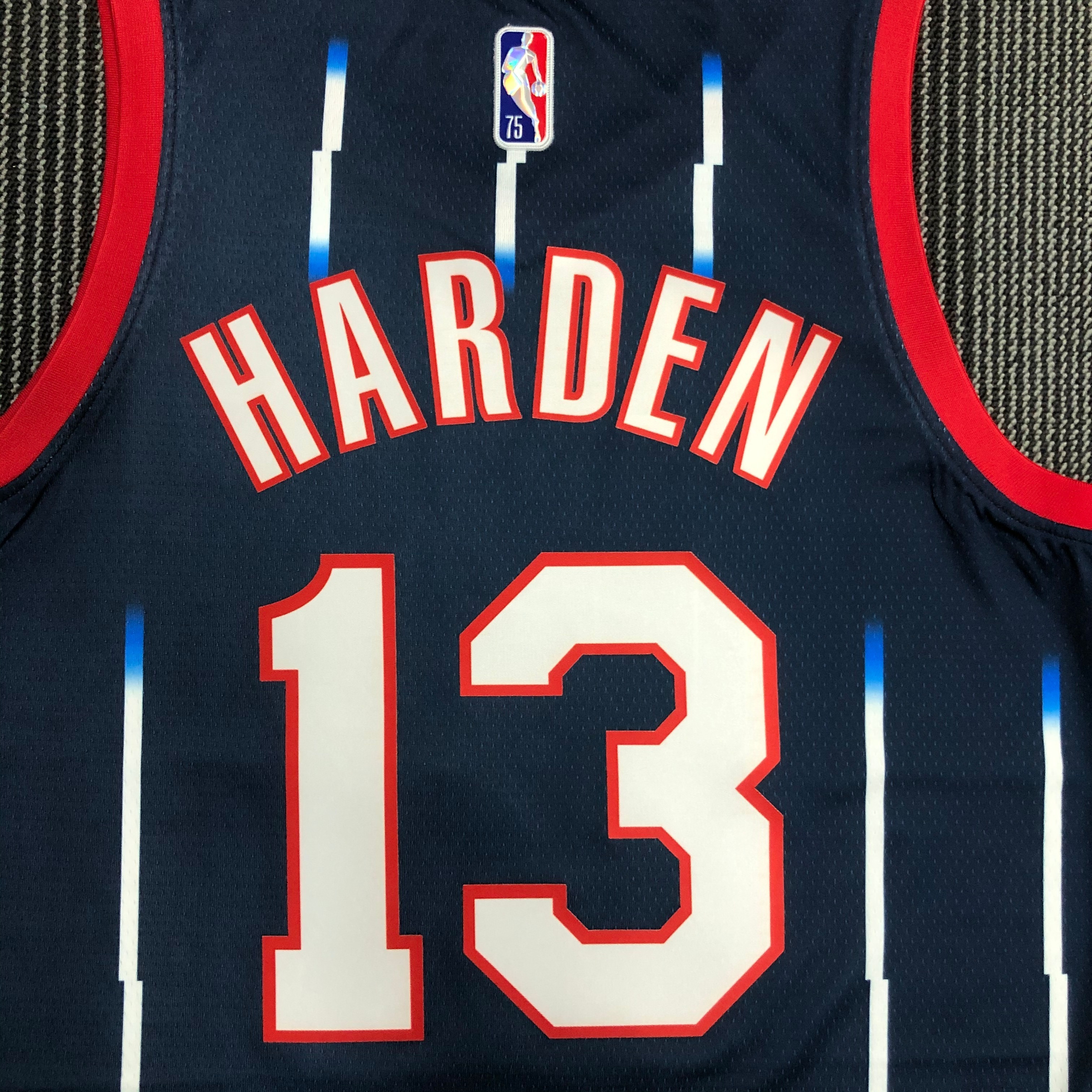 NBA Men Season 2022 Houston Rockets Blue #13 HARDEN Jersey High Quality Name and Number Print - leoleo123123