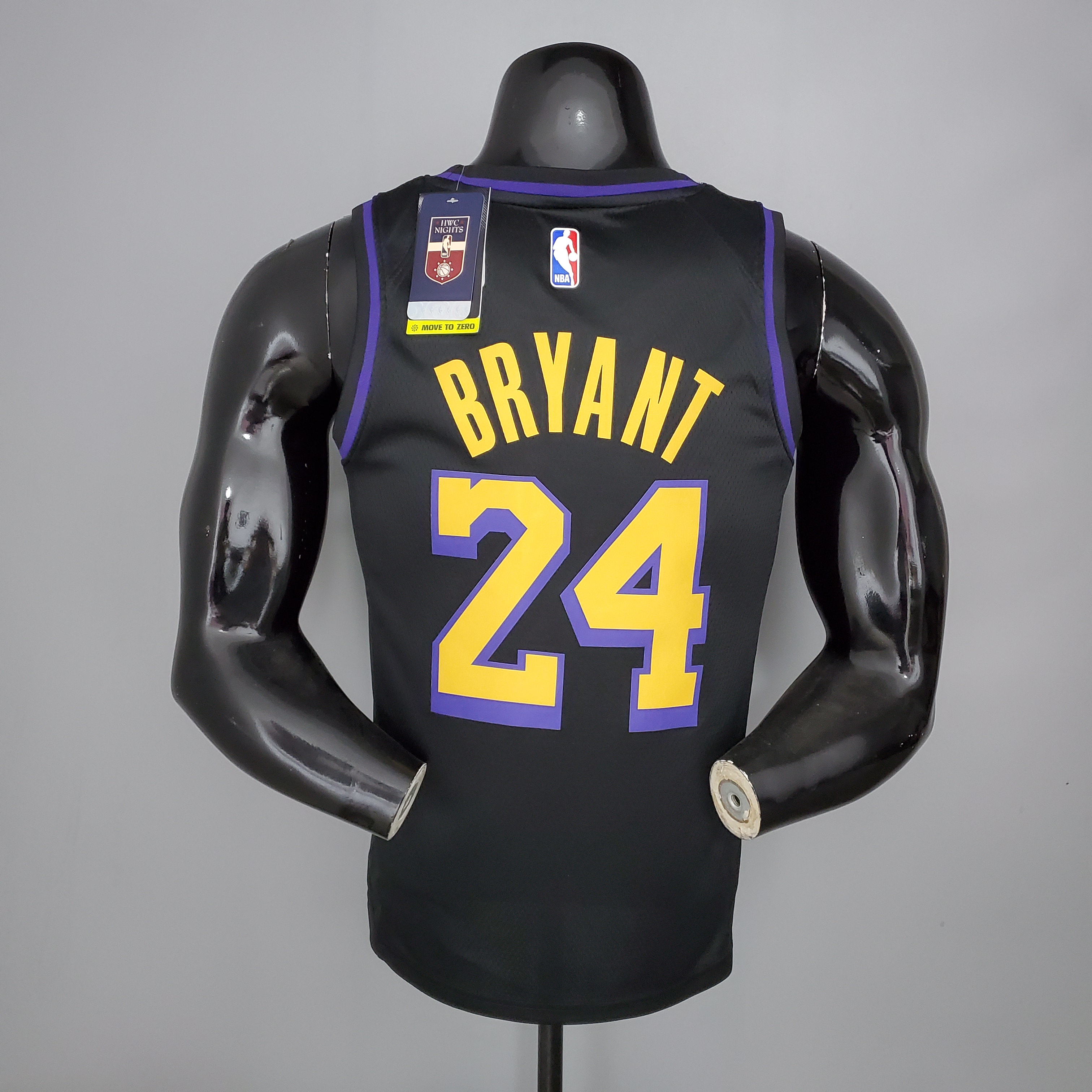 2021 Bryant#24 Los Angeles Lakers Black Latin Black NBA Jersey S-XXL High Quality Name and Number Print - leoleo123123