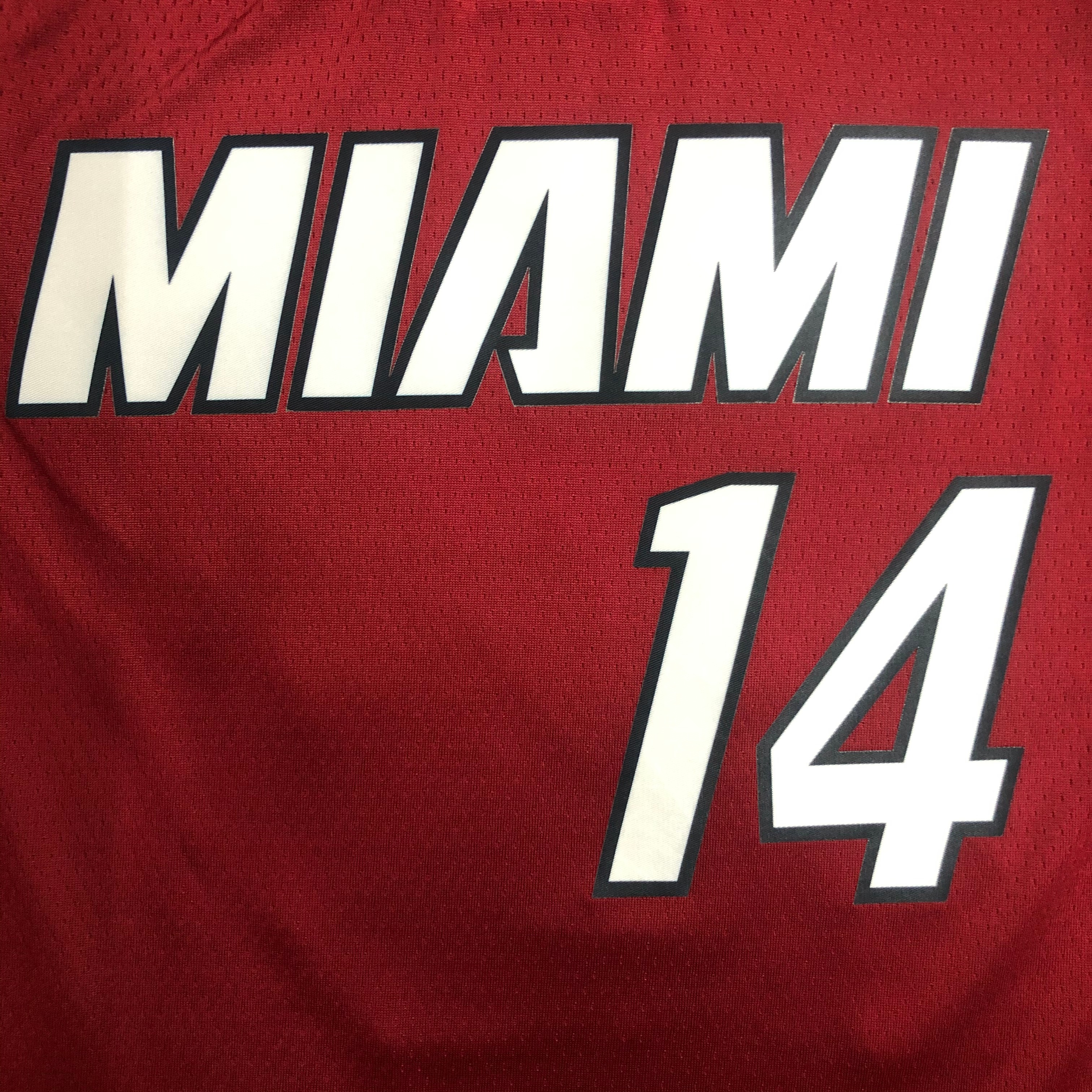 NBA Men 75th Anniversary Miami Heat Red #14 HERRO Jersey High Quality Name and Number Print - leoleo123123