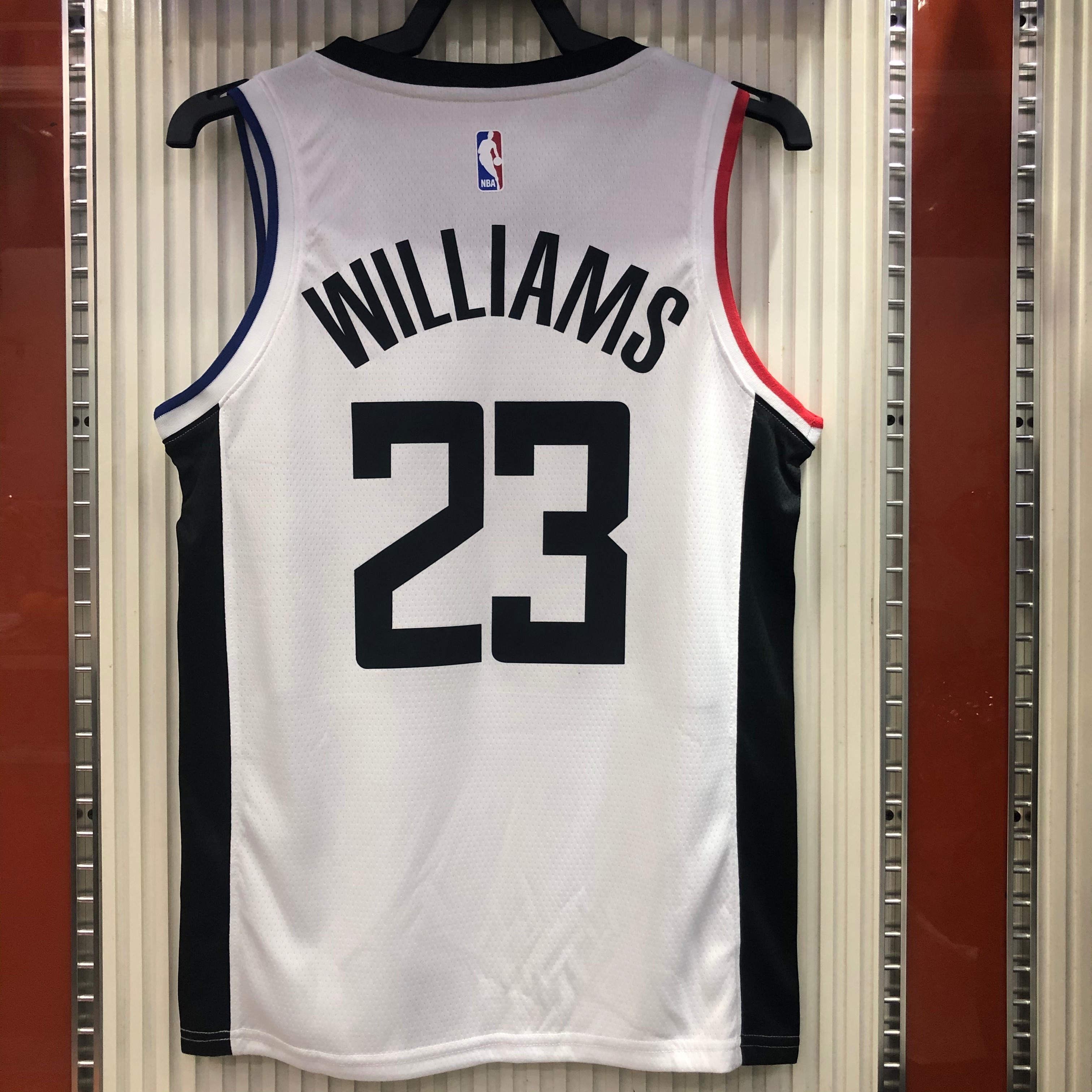 NBA Season 20-21 Men Los Angeles Clippers in Latin White City #23 WILLIAMS Jersey High Quality Name and Number Print - leoleo123123