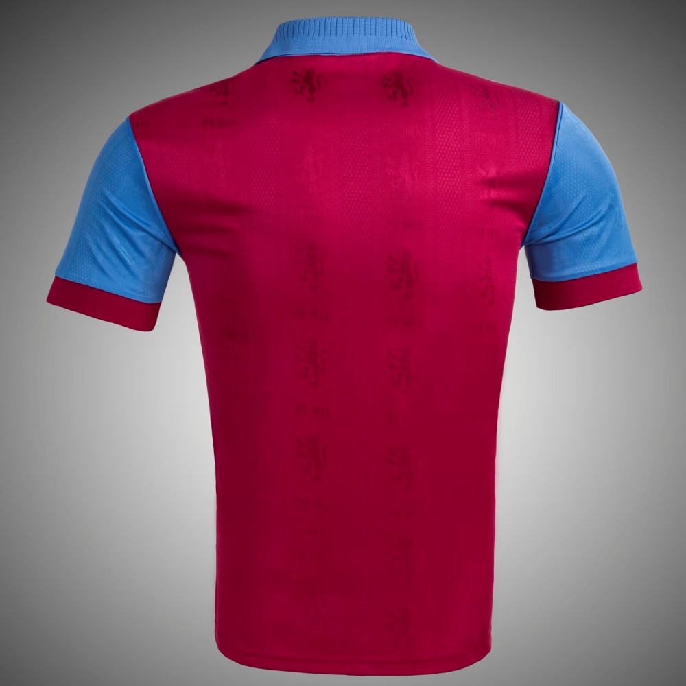 95/97 Aston Villa F.C Home Retro Jersey Fans Version - leoleo123123
