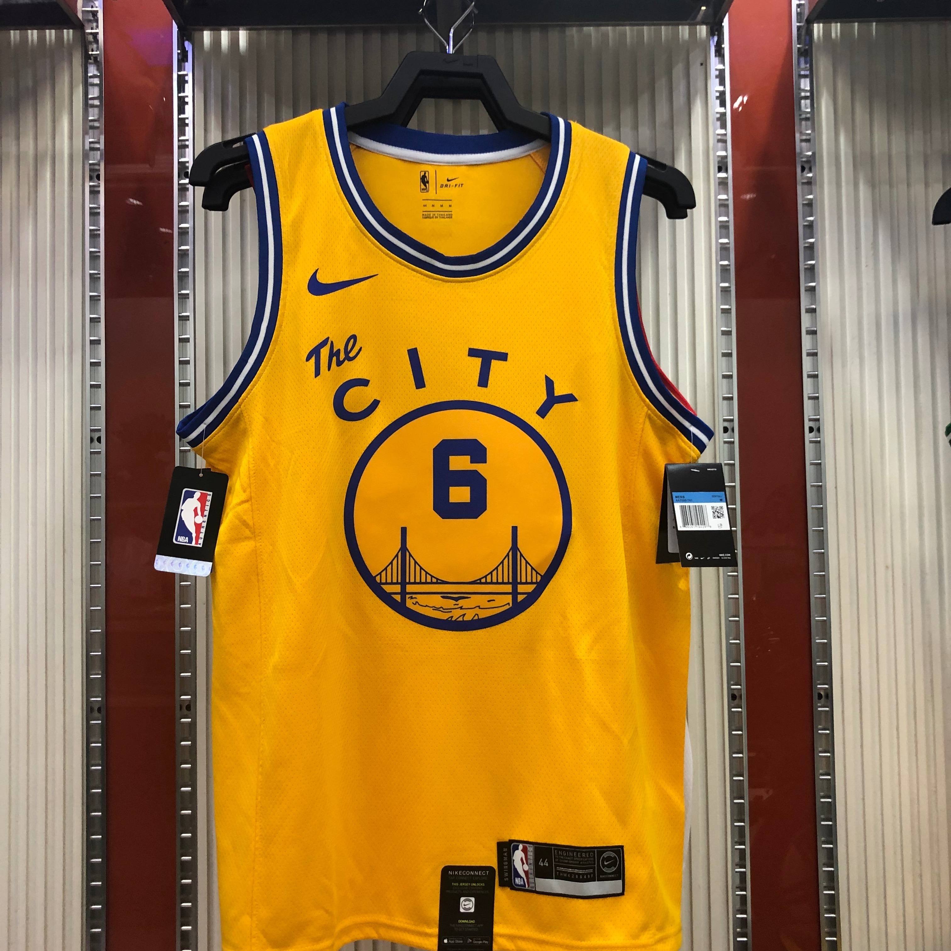 NBA New Season Men Golden State Warriors the City Yellow #6 YOUNG Jersey High Quality Name and Number Print - leoleo123123